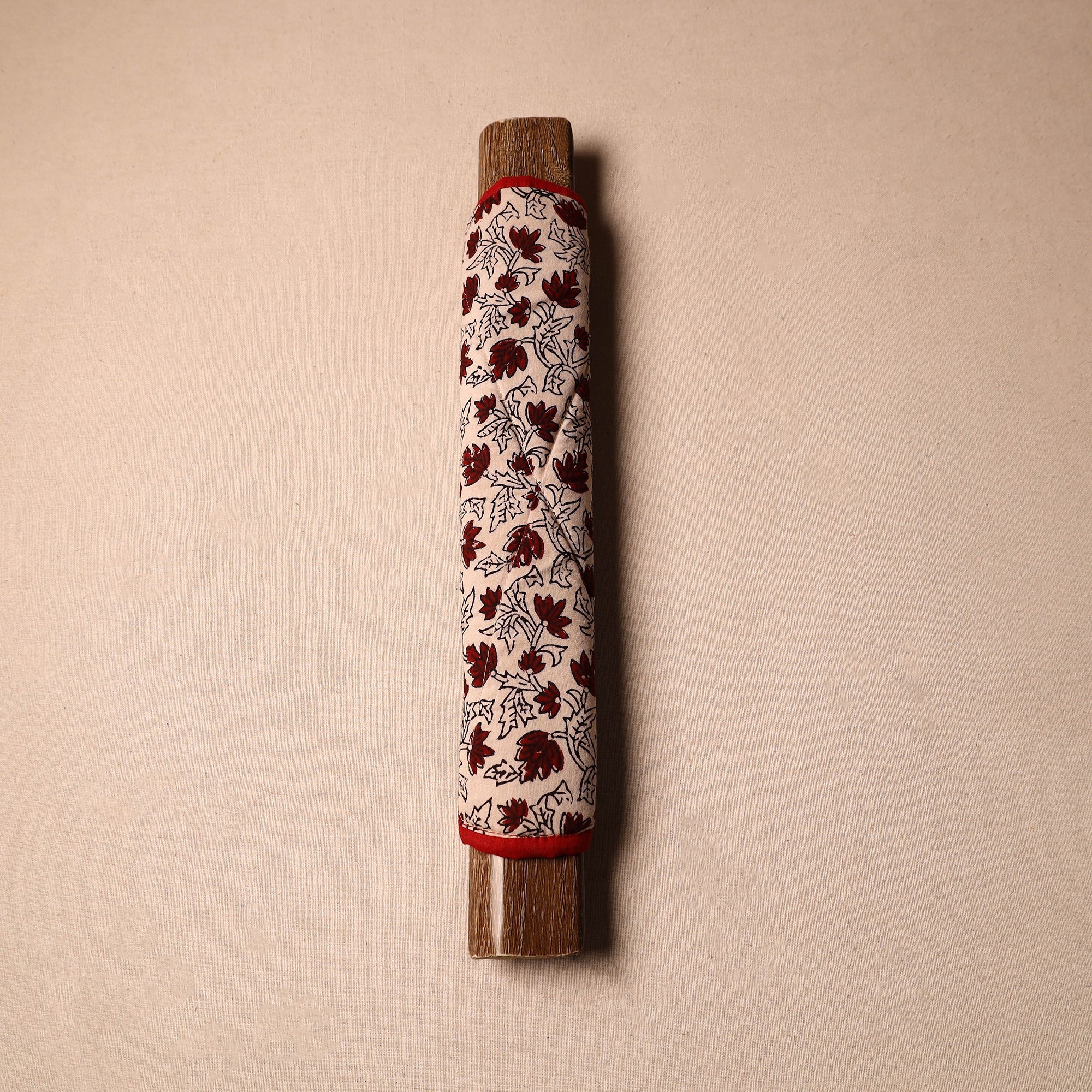 JALPARI Beige - Handmade Cotton Fridge Handle Cover 26