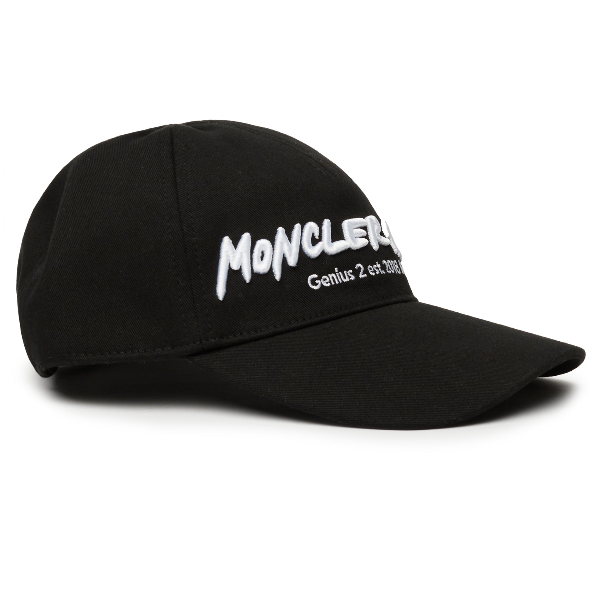 Moncler Genius 2 Moncler 1952 Embroidered Black White Cap - view 2
