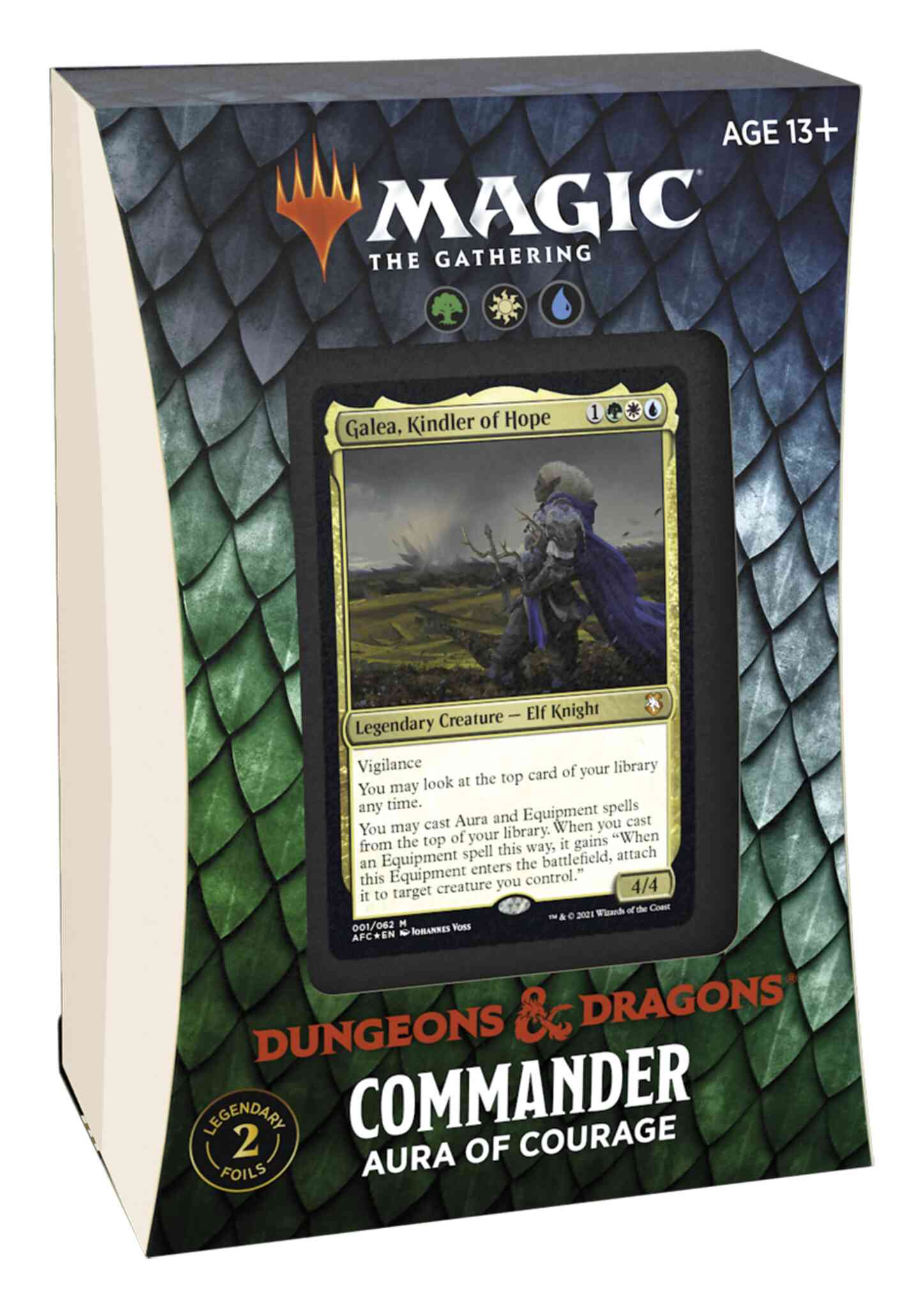 Magic Adventures In The Forgotten Realms Commander - Commander Deck - Aura of Courage