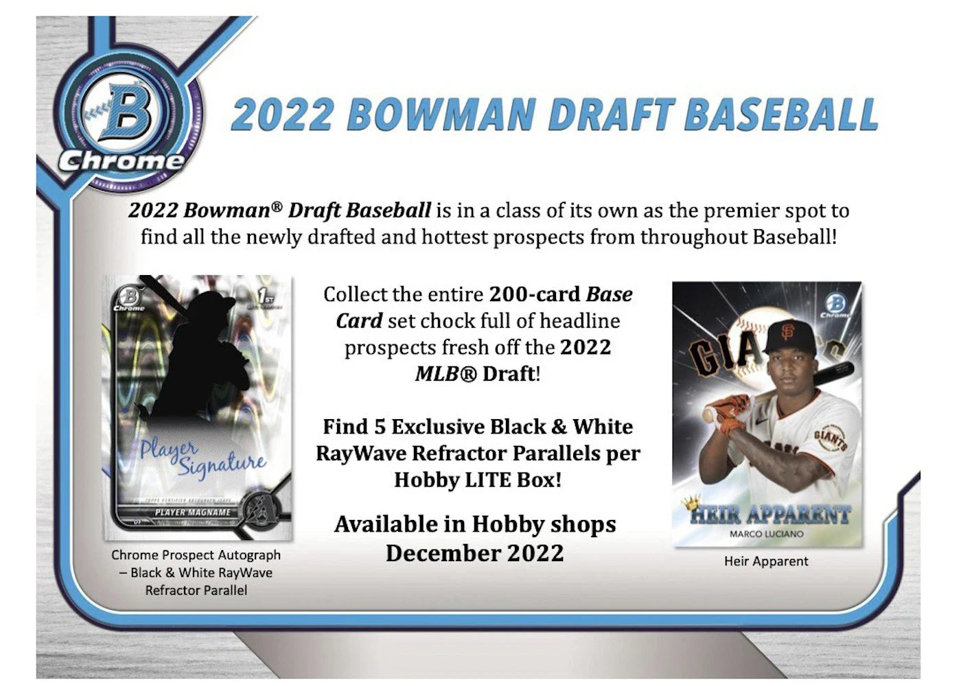 2022 Bowman Draft Baseball Hobby Lite Box 2x Lot
