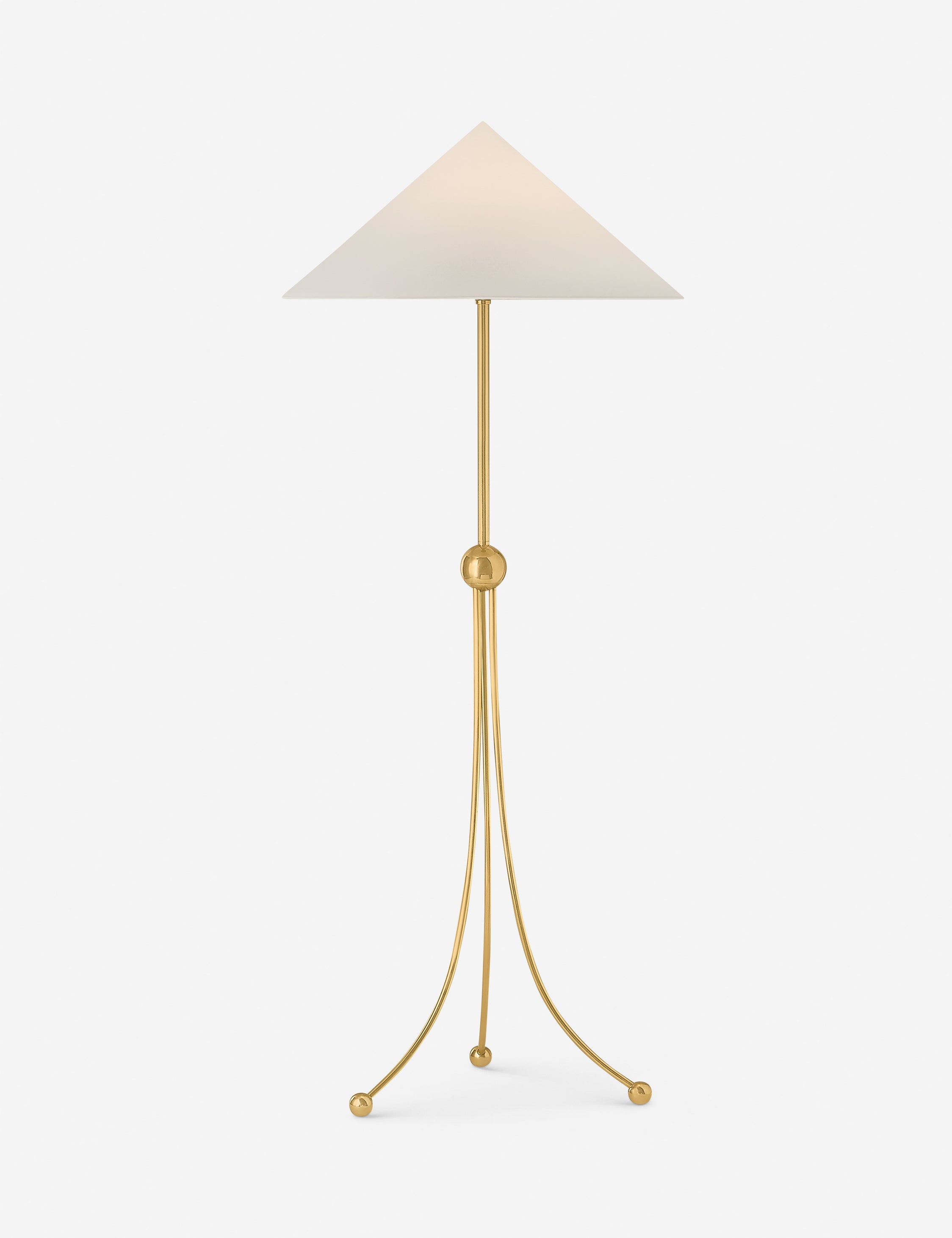 Lulu and Georgia Masuma Floor Lamp – Aged Brass - view 2