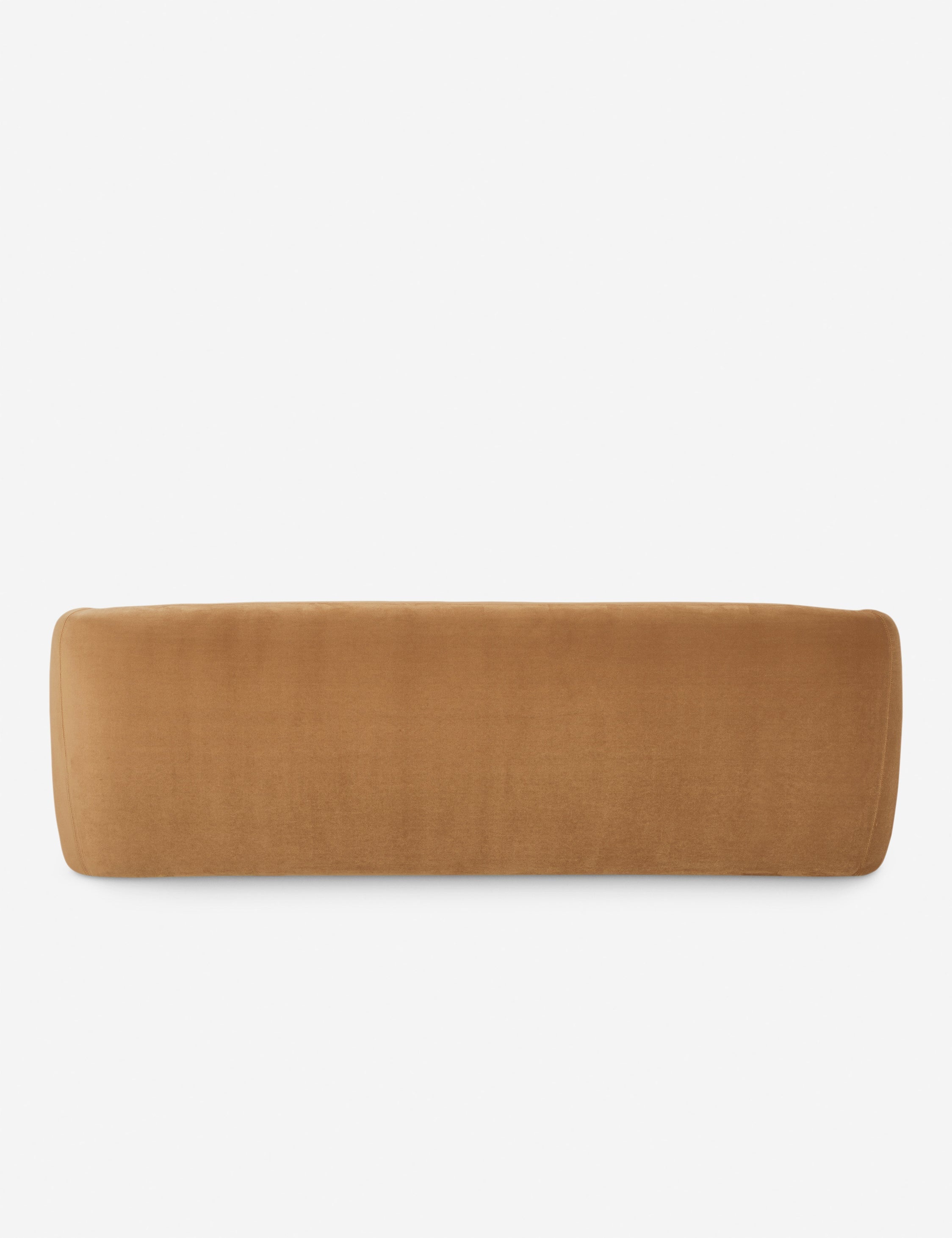 Lulu and Georgia Maas Sofa – Camel Faux Mohair - view 5