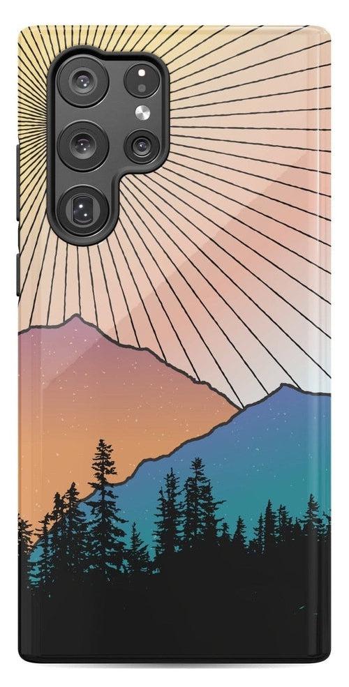 Casetry Golden Hour | Mountain Sunset Samsung Case - view 19