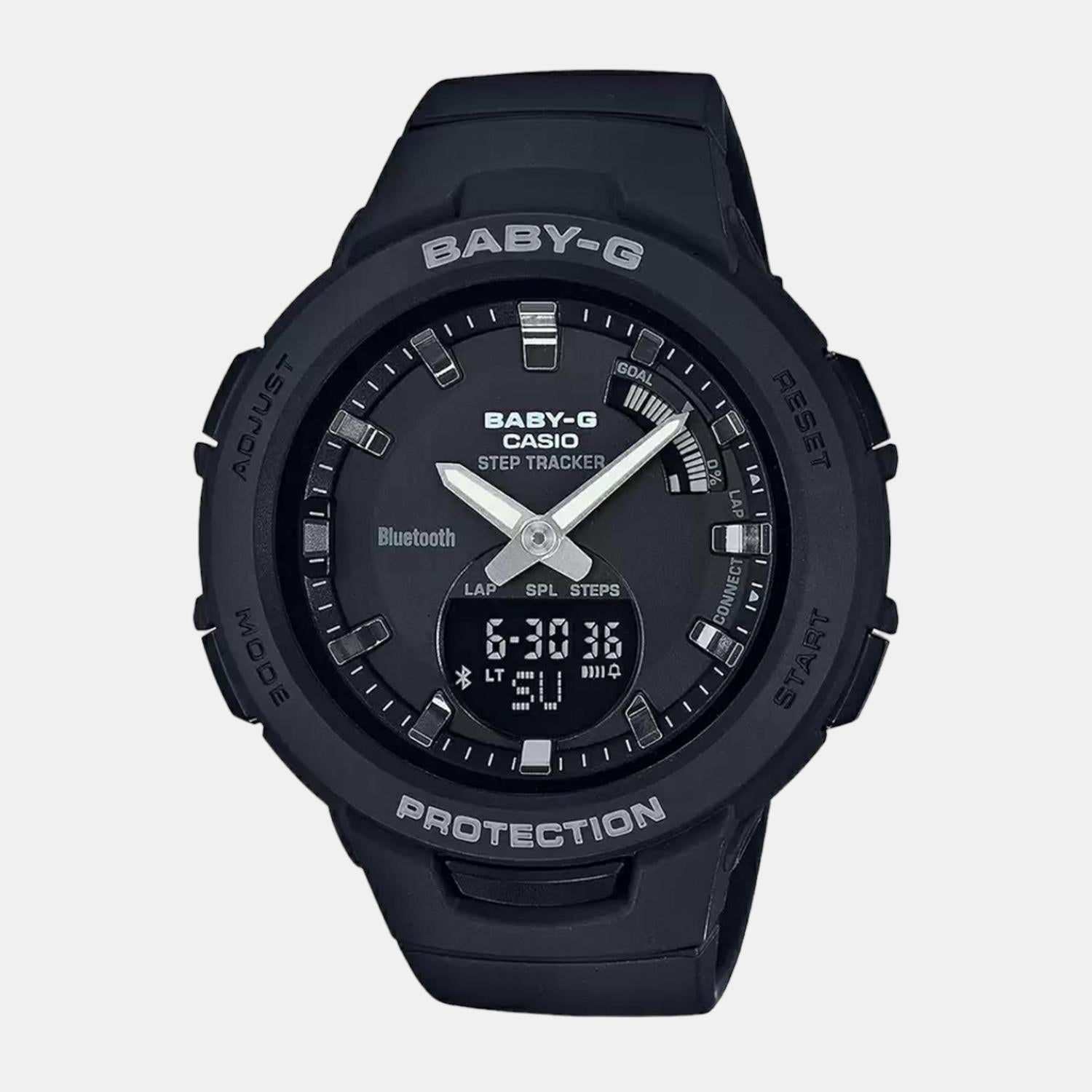 Casio Baby-G Women Quartz Black Dial Analog-Digital Resin Watch BX145 - view 2