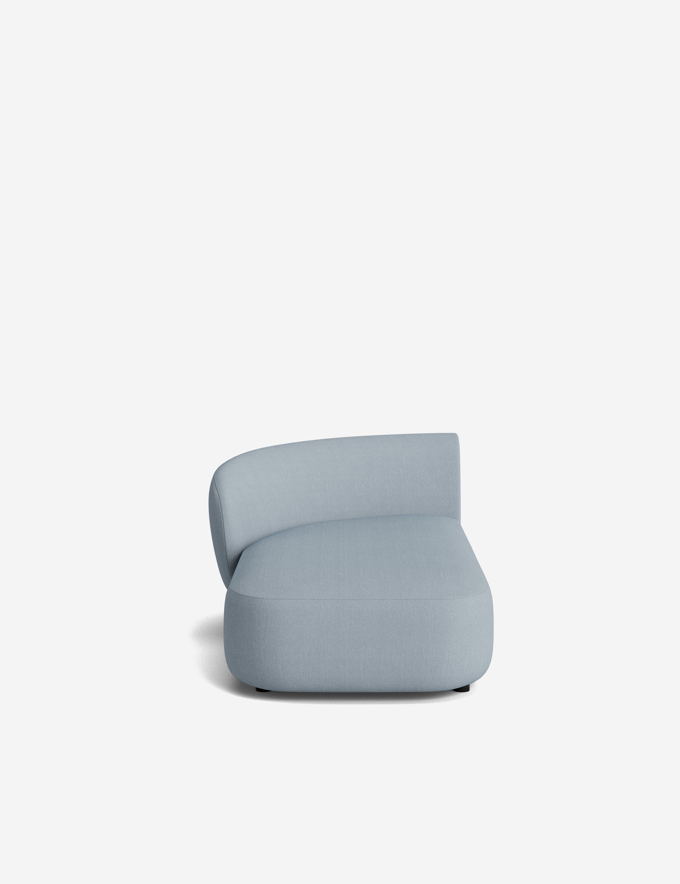 Lulu and Georgia Claret Modular Left Chaise - view 93
