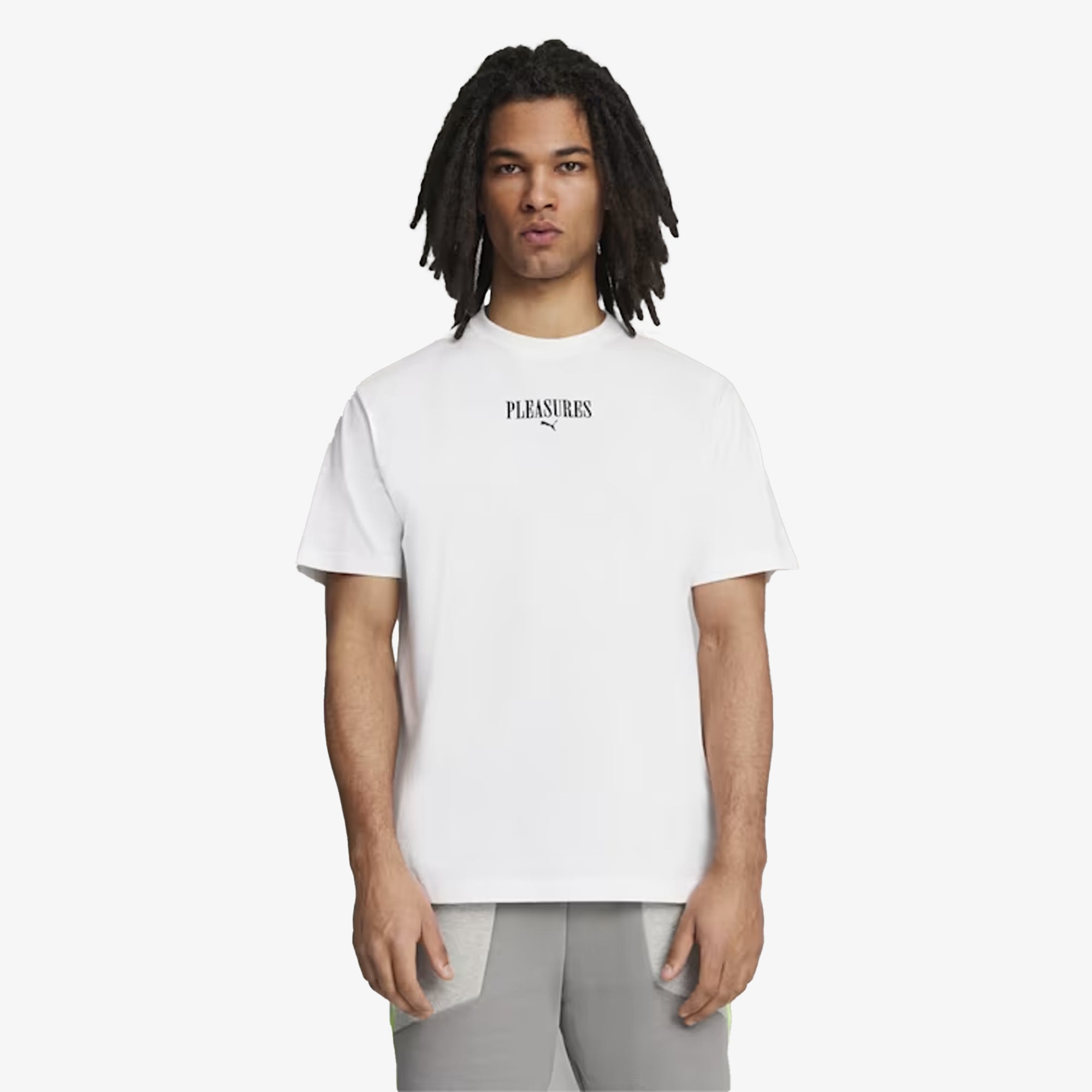 Puma | x PLEASURES GRAPHIC TEE { WHITE
