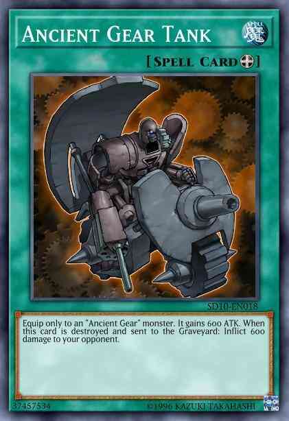 Yu-Gi-Oh! Ancient Gear Tank - SD10-EN018 - Common - 1st Edition