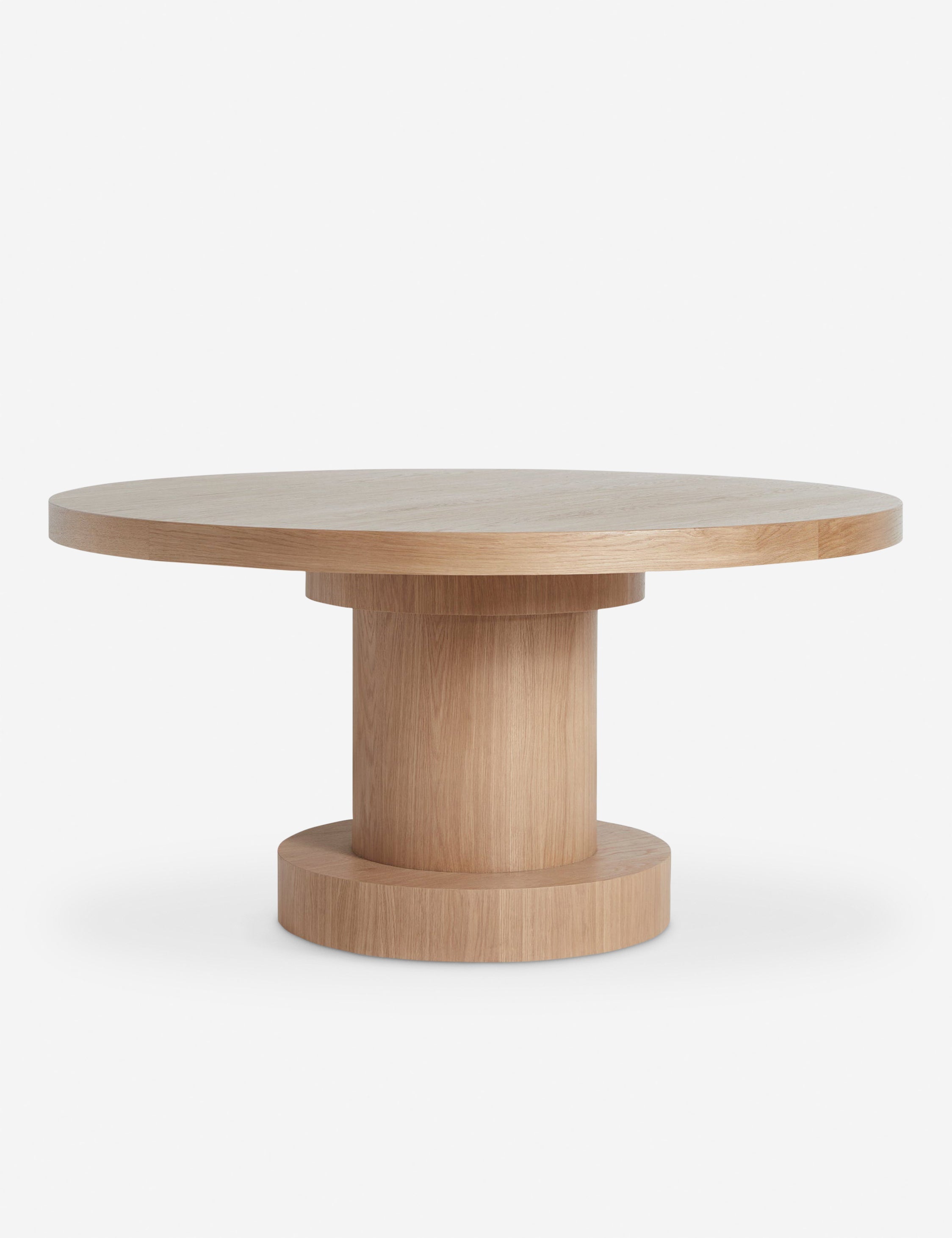 Lulu and Georgia Karine Round Dining Table – Natural