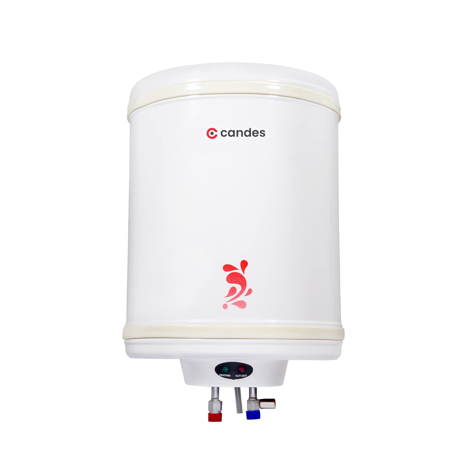 Candes 25 Litre Automatic Storage ISI Approved Vertical Electric Water Heater (Geyser) 5 Star Rated with Installation Kit & Special Anti Rust Body, (I