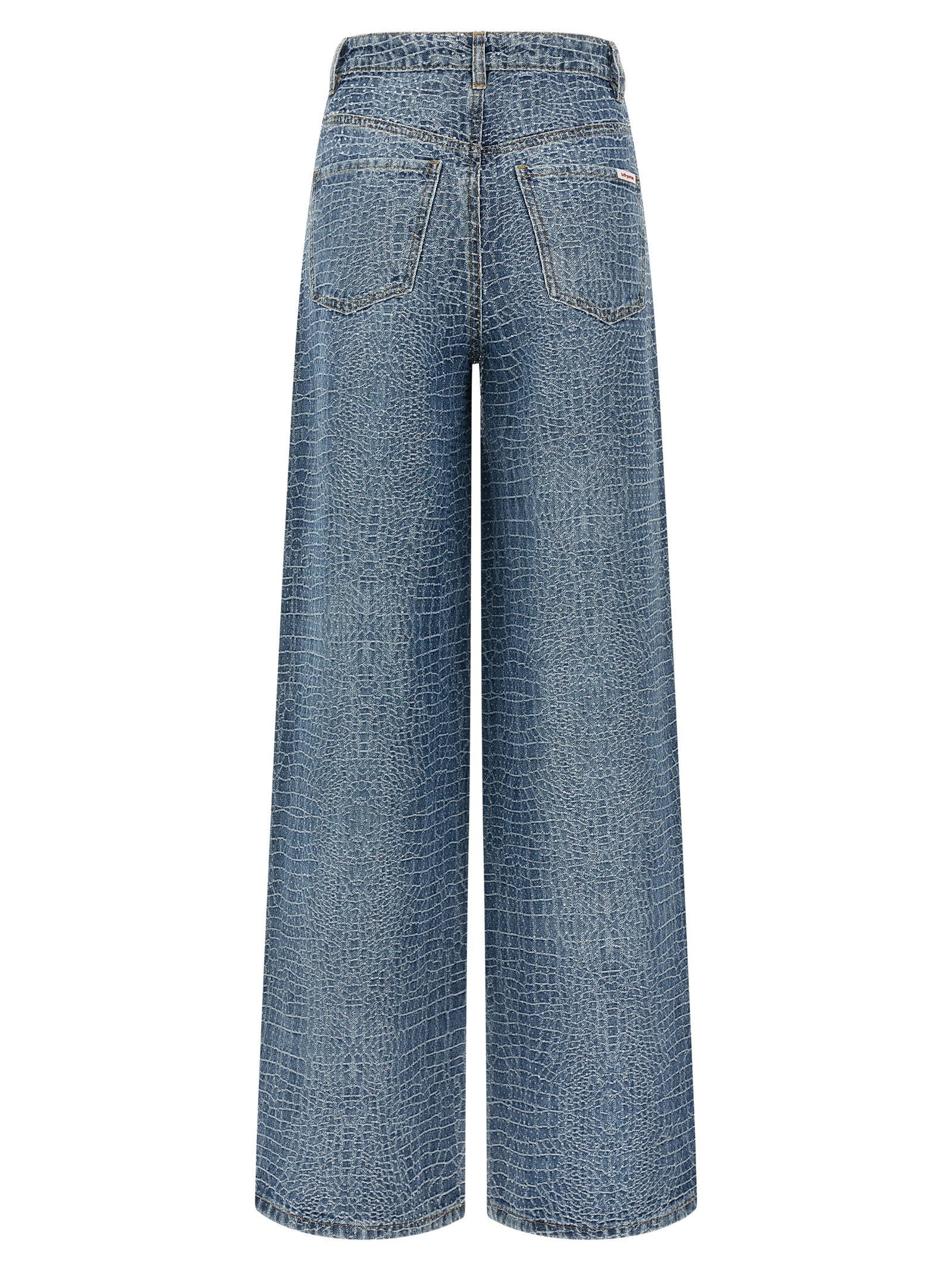 Self-Portrait Rhinestone Jeans – 100% cotton - view 2
