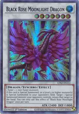 Yu-Gi-Oh! Black Rose Moonlight Dragon (Purple) - LDS2-EN112 - Ultra Rare - 1st Edition