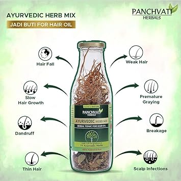 Roposo Clout Jadi Buti Mix Ayurvedic Herbal Hair Oil - view 4