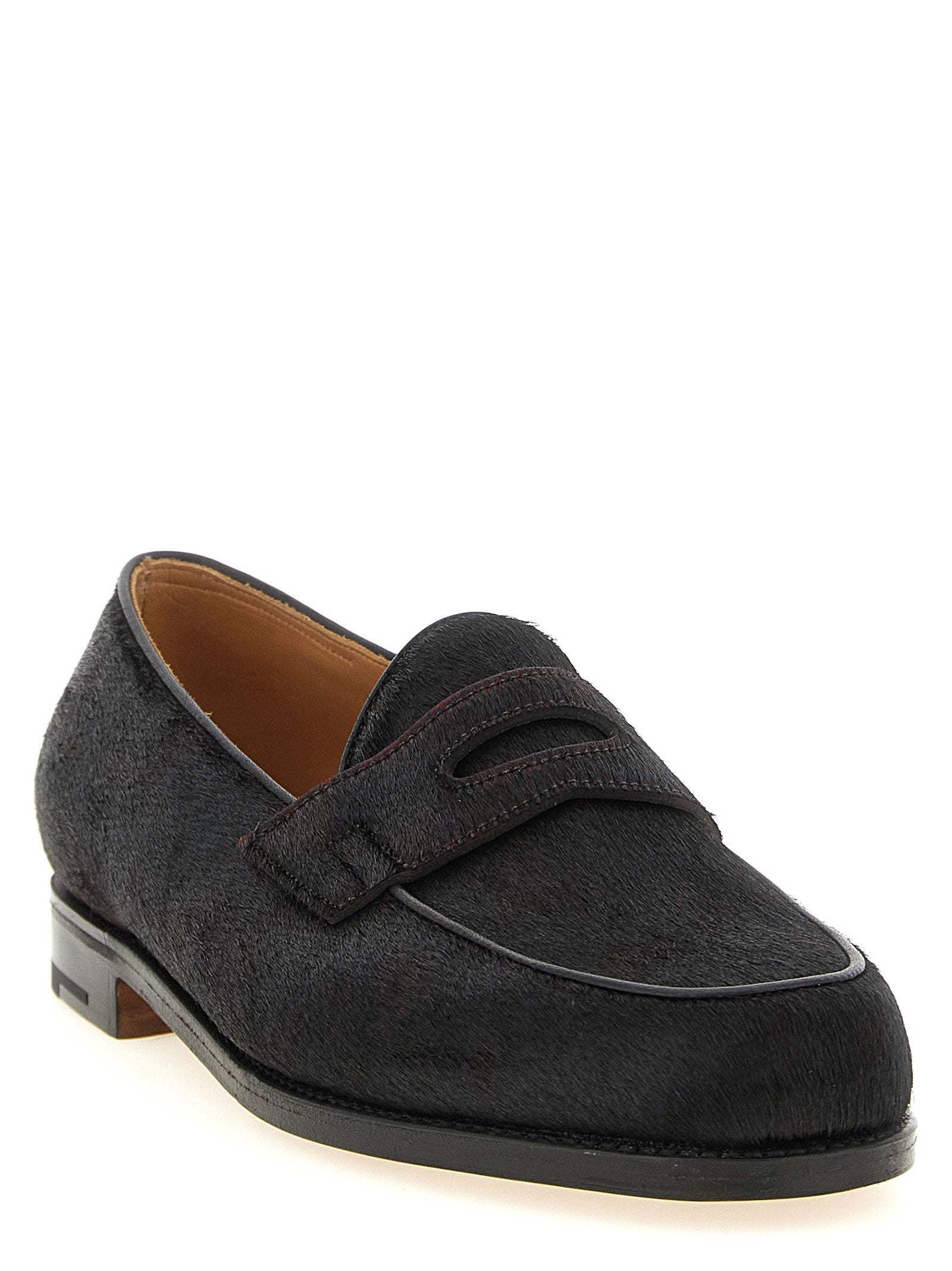 John Lobb Lopez Bristle Hide Loafers - view 2