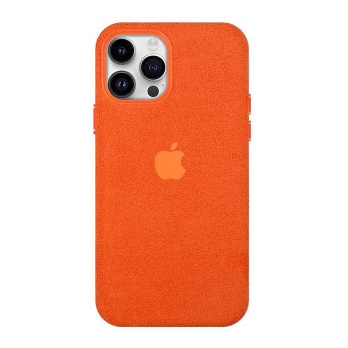 KShop iPhone 14 Pro Max Alcantara Case - Kumquat