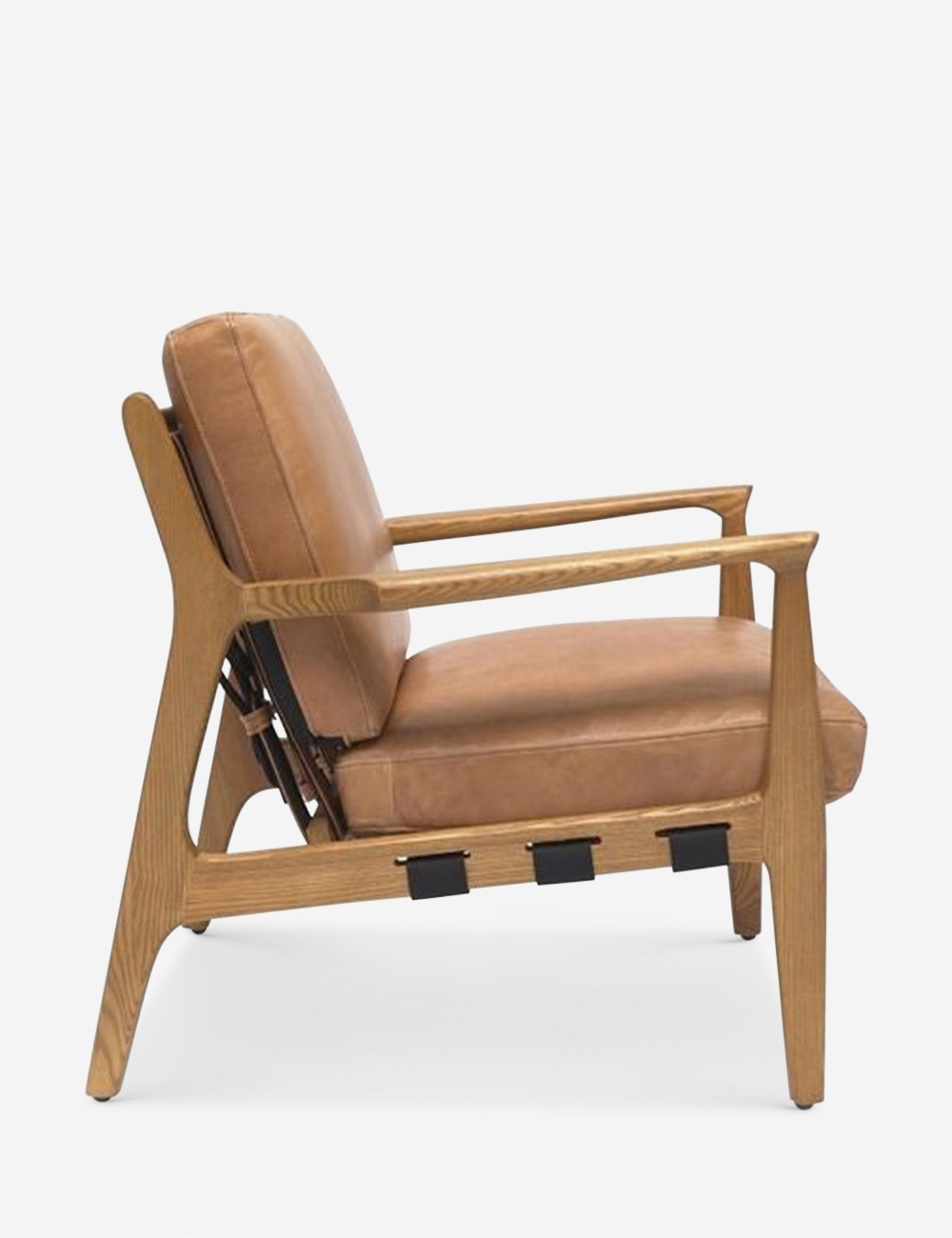 Lulu and Georgia Kenneth Leather Chair - view 5