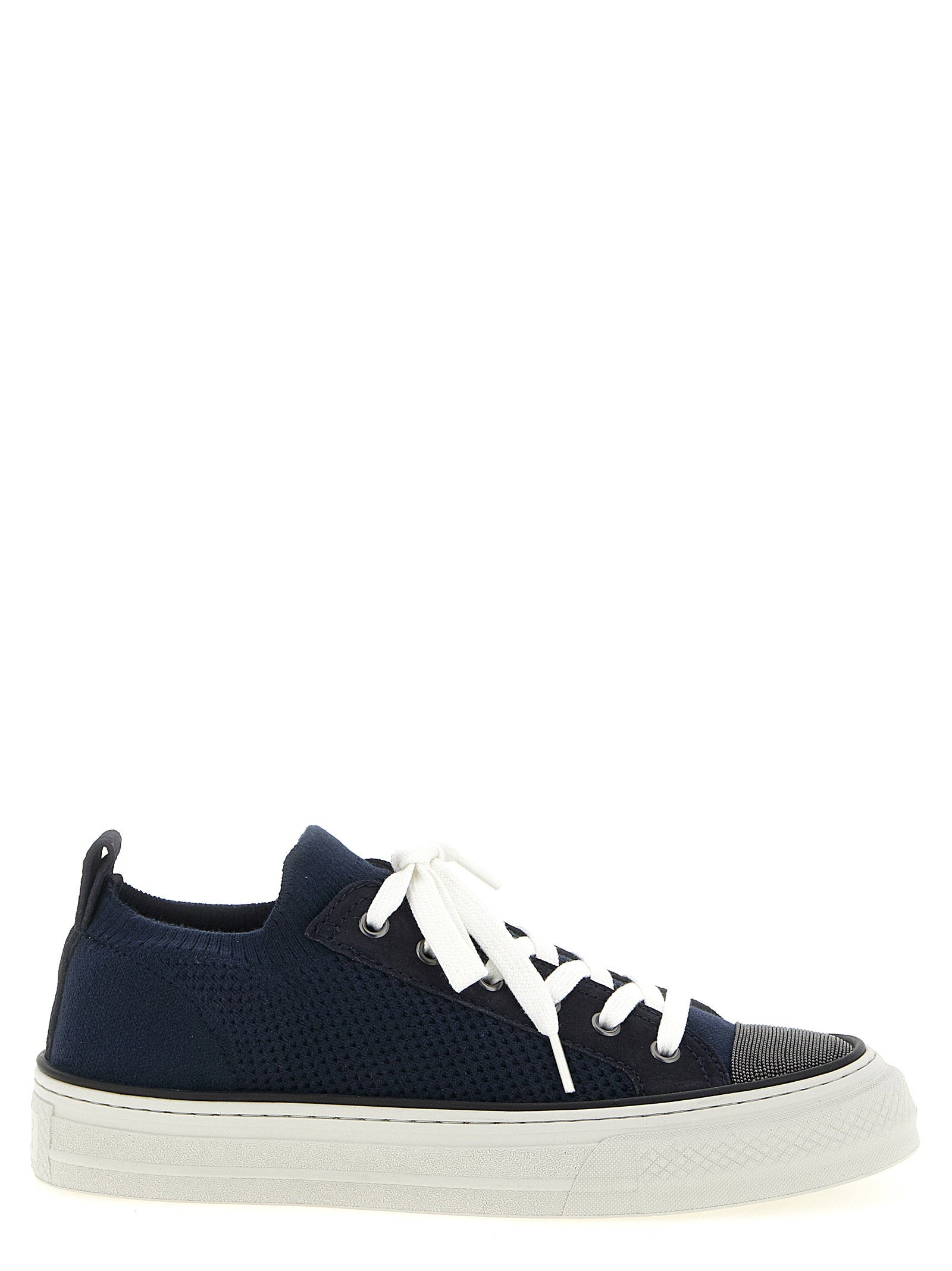 Brunello Cucinelli Precious Toe Sneakers – 100% cotton