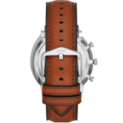 Fossil Neutra Blue Dial & Brown Strap 44 MM Watch with a Bracelet for Men - view 2