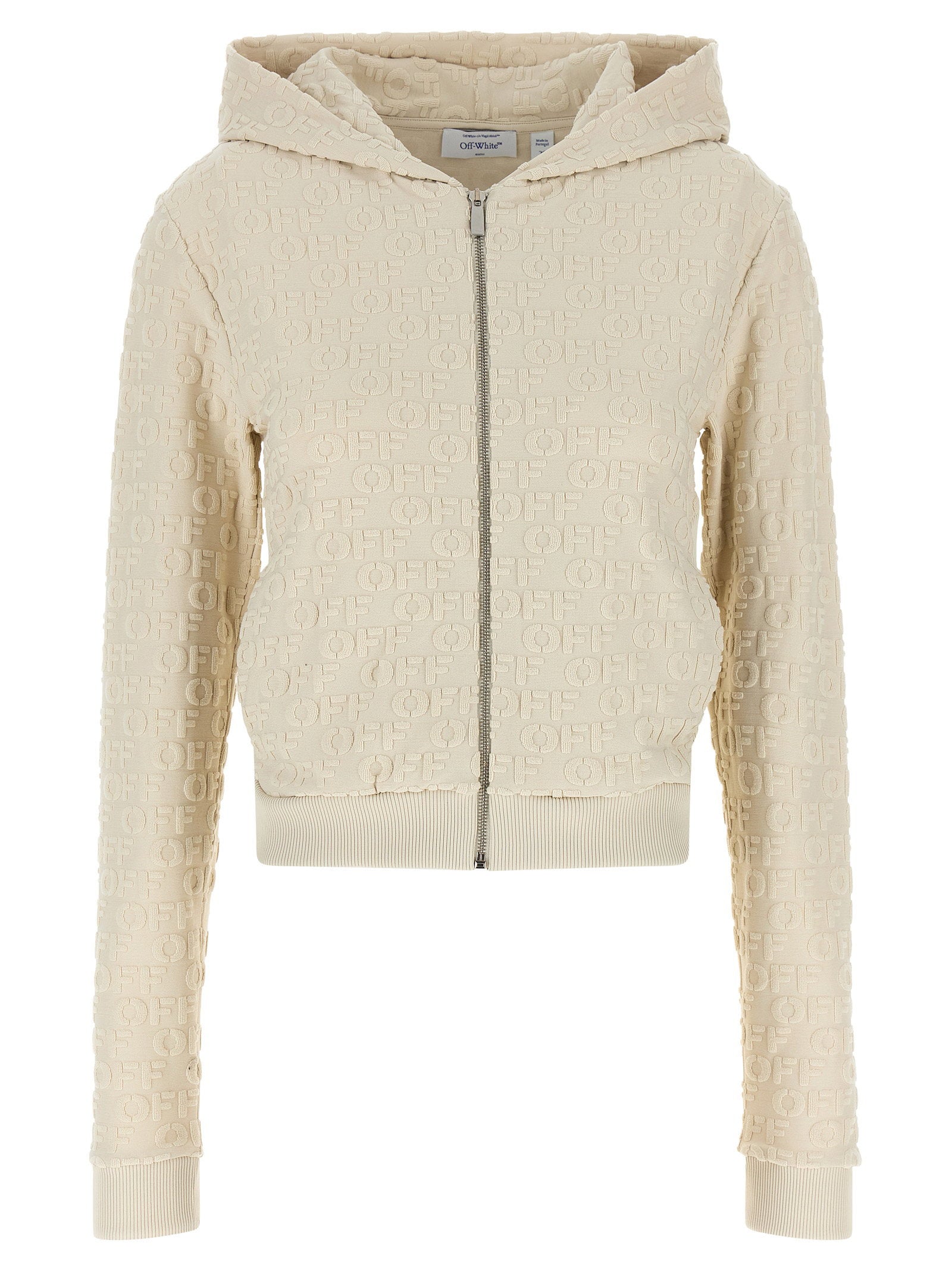 Terry sweatshirt – Off White Terry Off Sweatshirt – 100% cotton