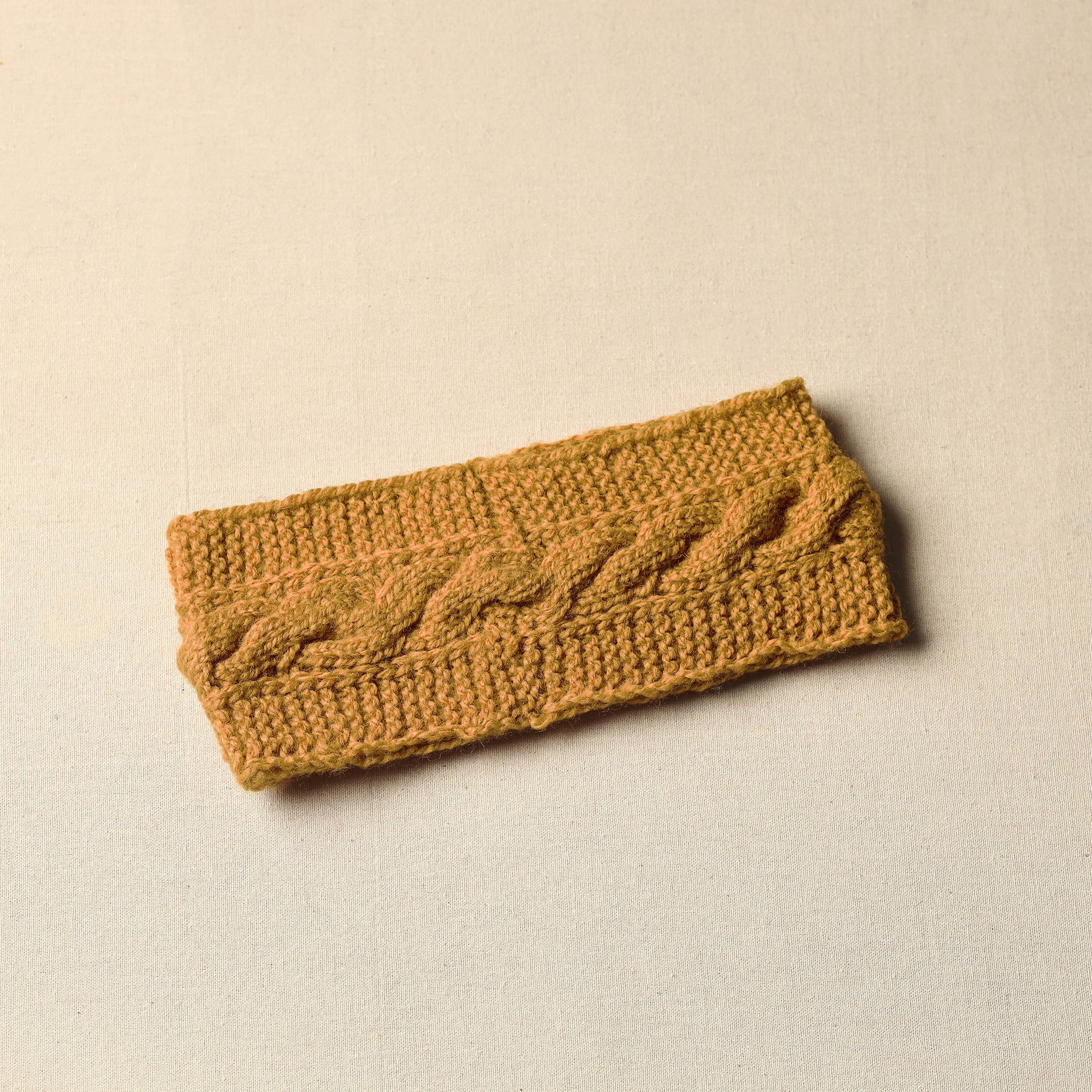 KILMORA Brown - Kumaun Hand Knitted Woolen Warm Headband 10