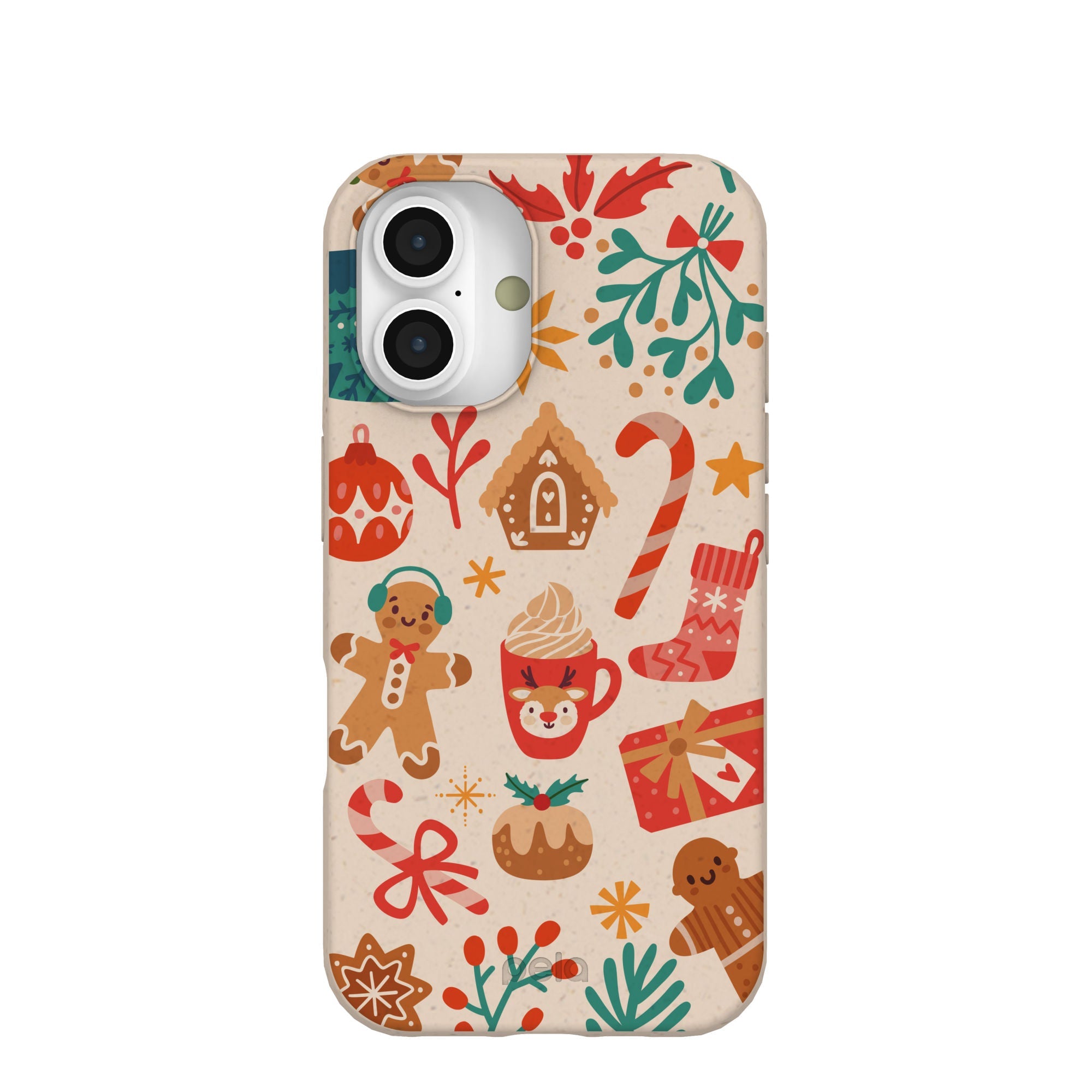 Pela Case Seashell Festive AF iPhone 16 Case