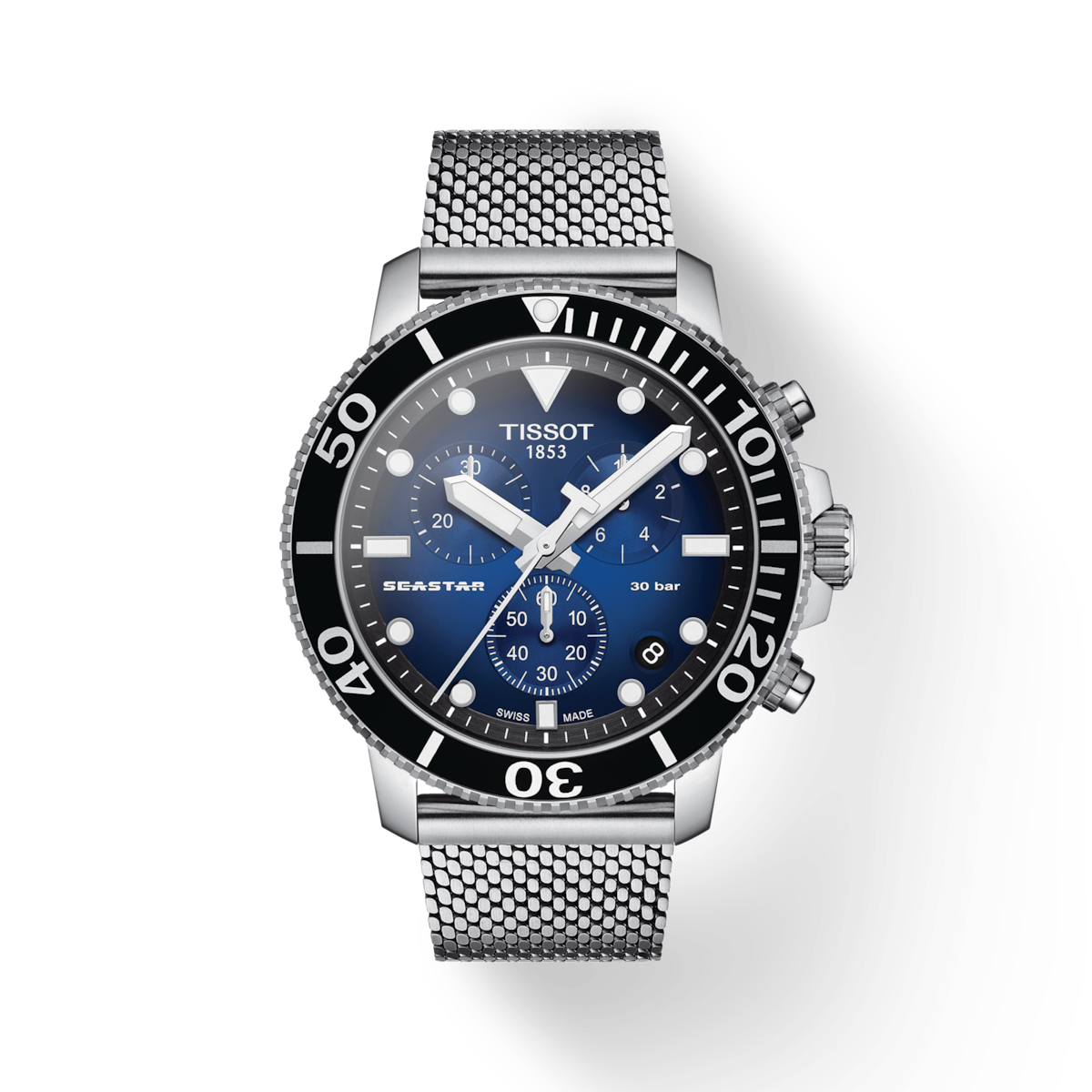 Tissot T-Sport Black & Blue Dial Men 45.5mm - view 4