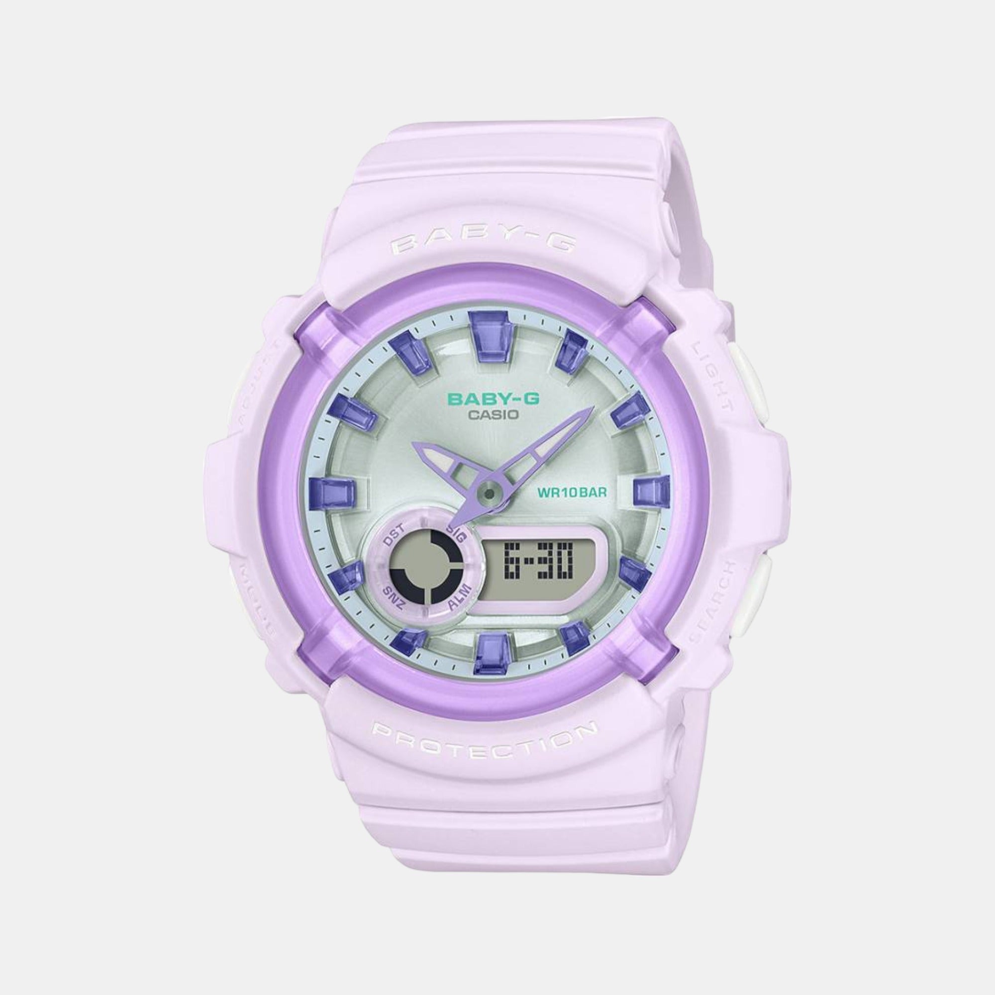Casio Baby-G Men Quartz Pink Dial Analog-Digital Resin Watch B231