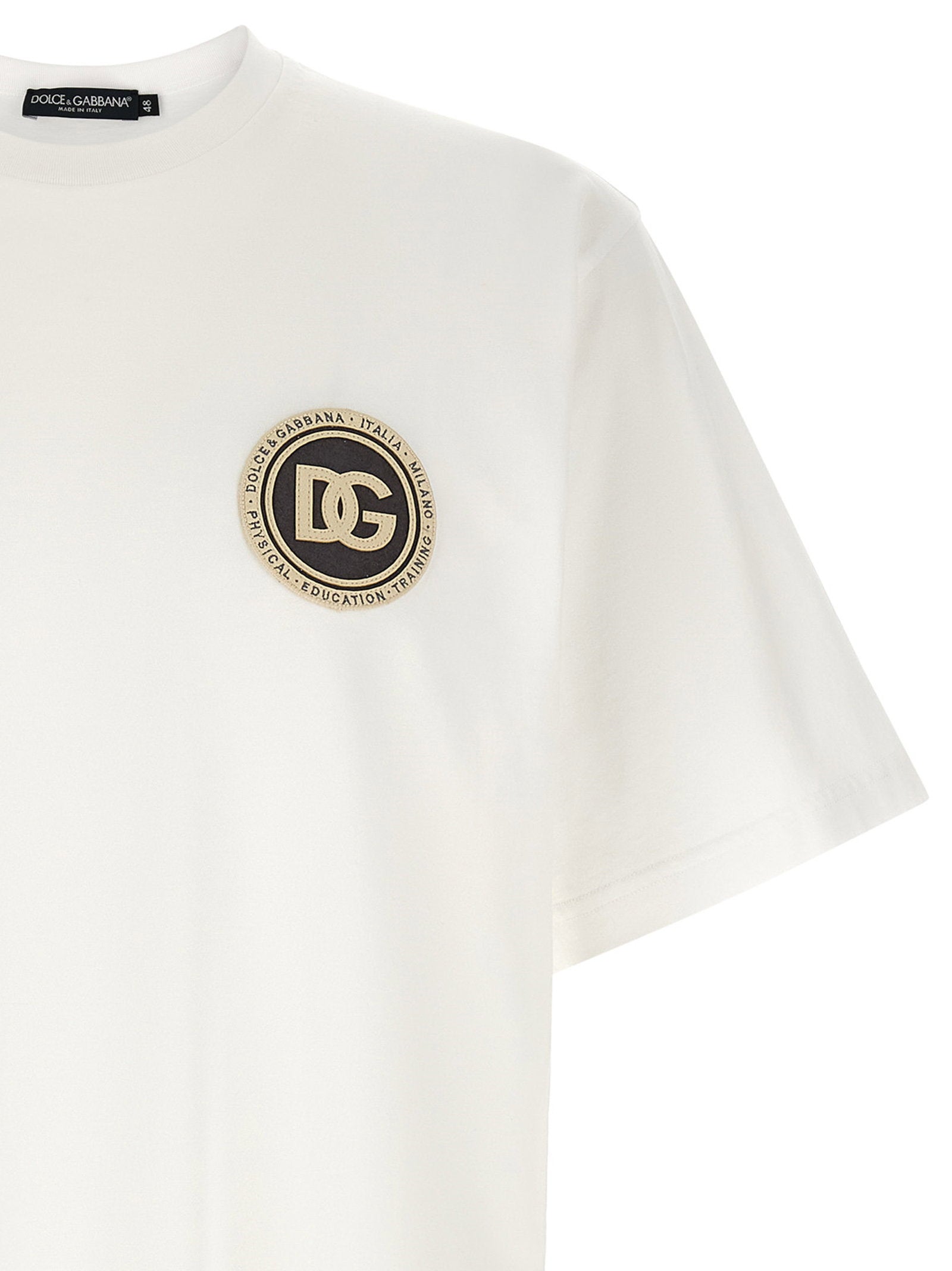 Dolce & Gabbana Dg Patch T-shirt – 100% cotton - view 3