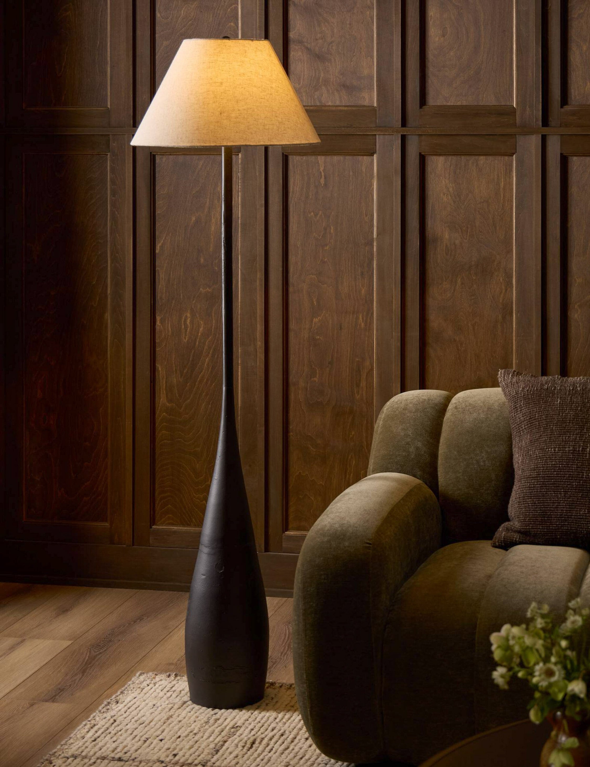 Lulu and Georgia Catrin Floor Lamp – Black - view 2