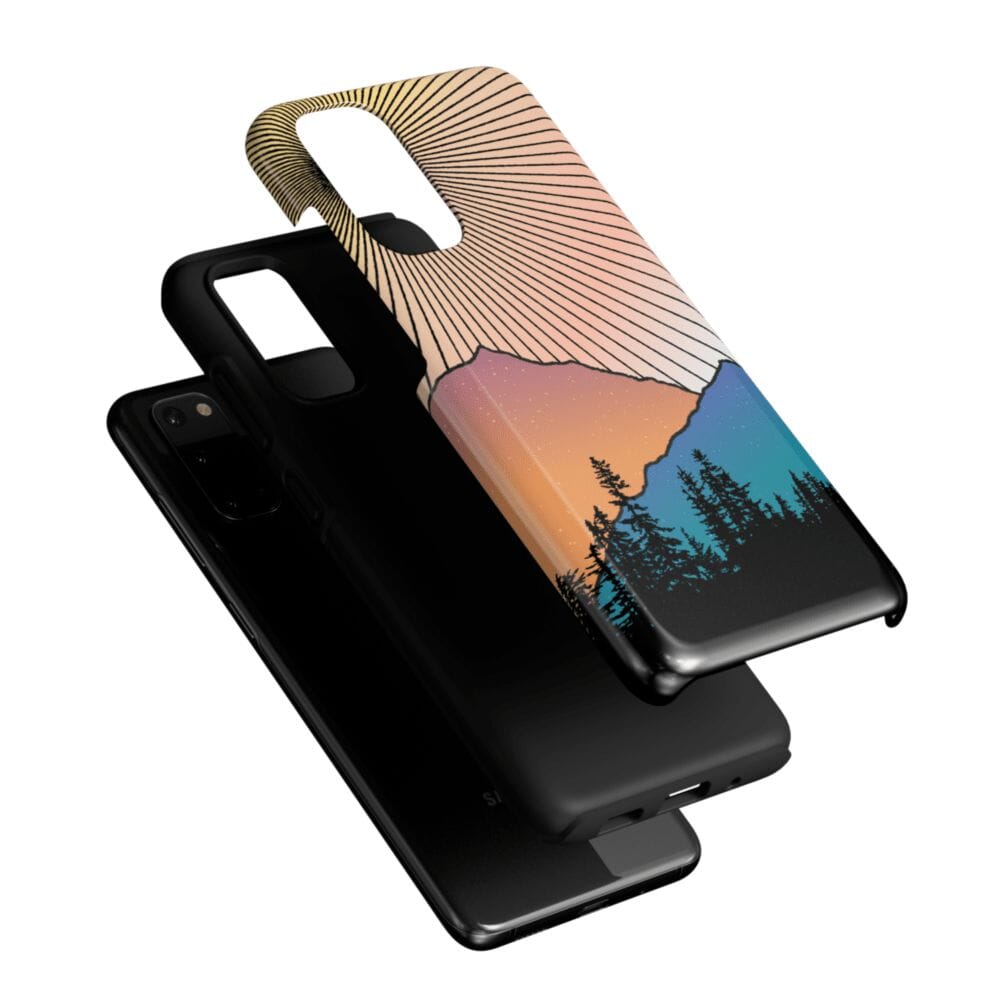 Casetry Golden Hour | Mountain Sunset Samsung Case - view 45
