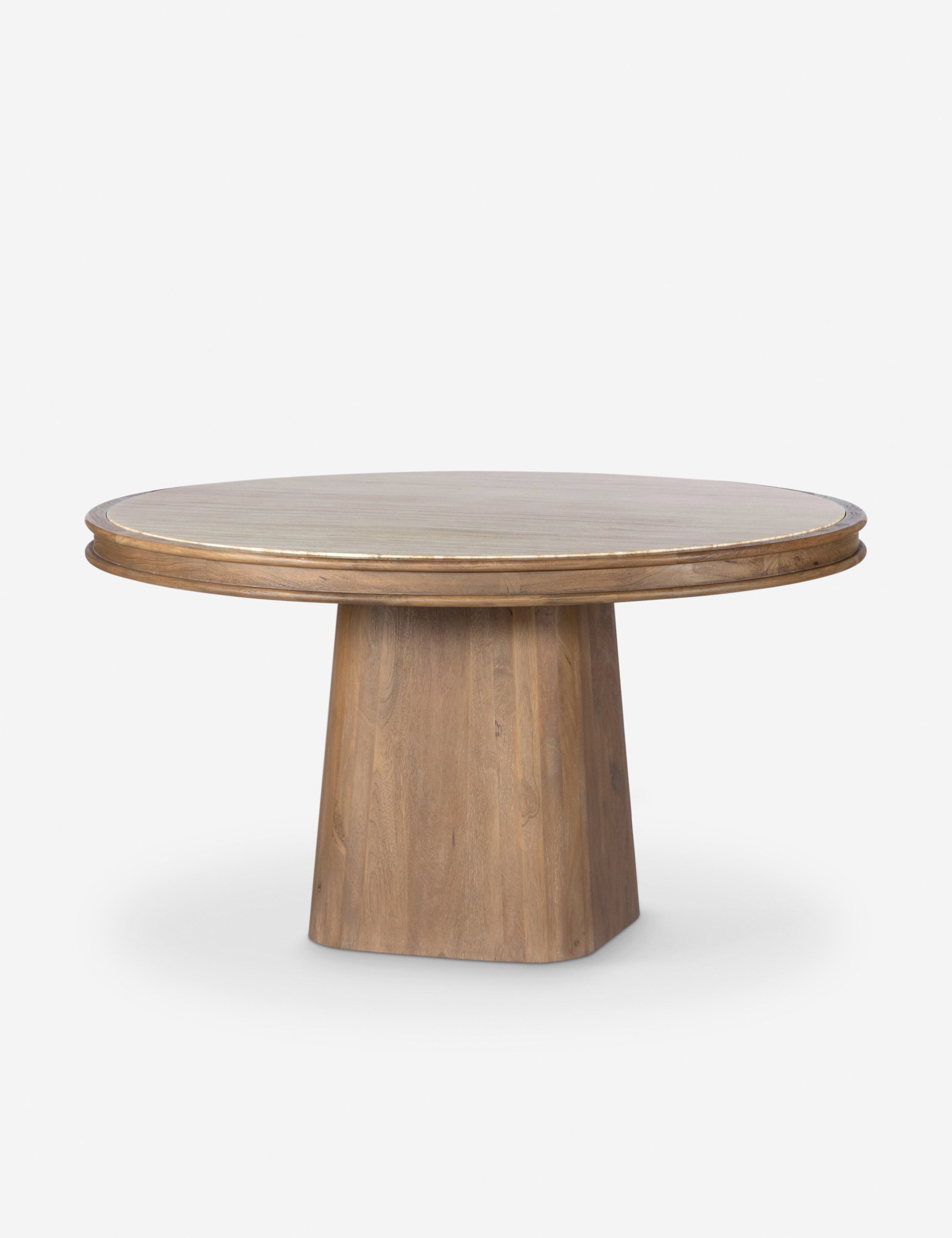 Lulu and Georgia Stoller Round Dining Table – Travertine