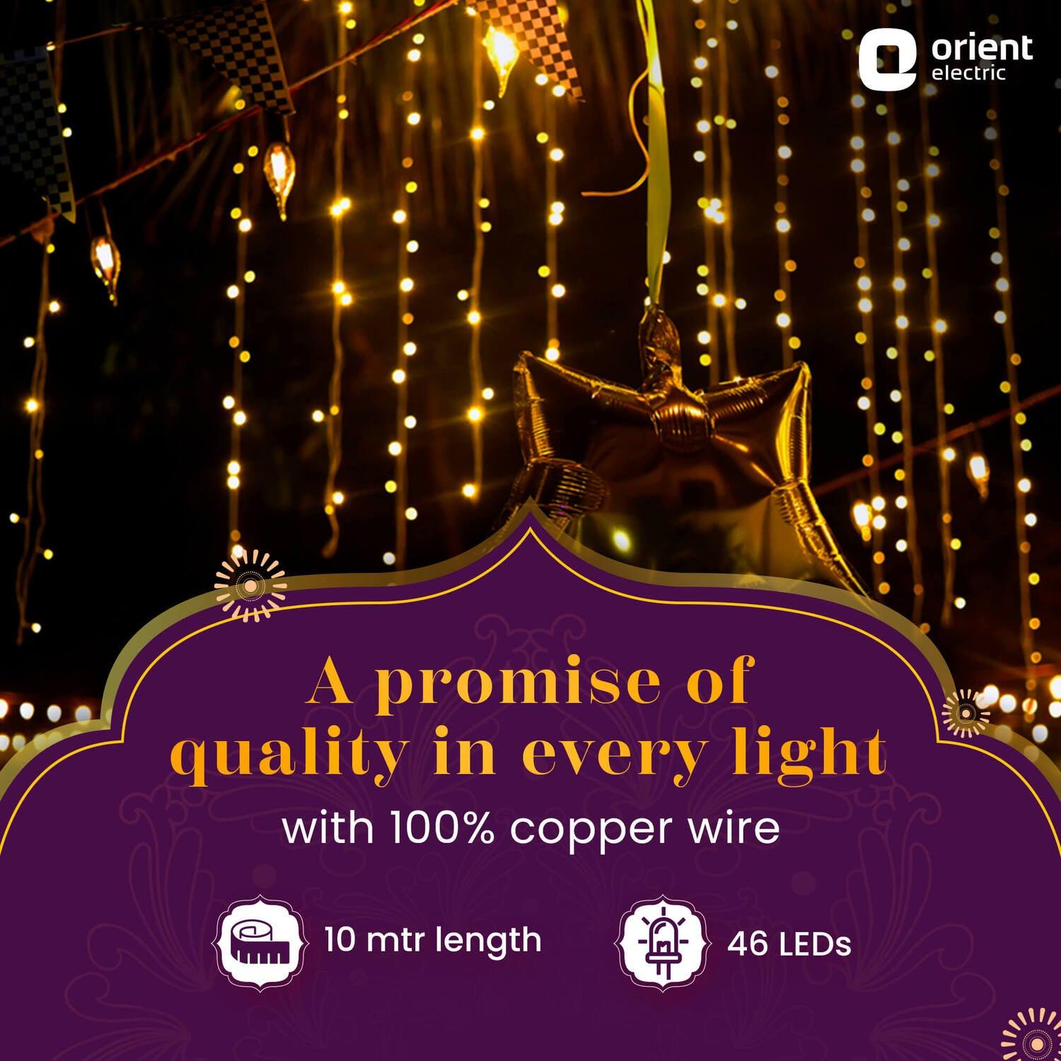 orientelectric Joylite Rosary 10M LED String Light for Home Decoration - view 9