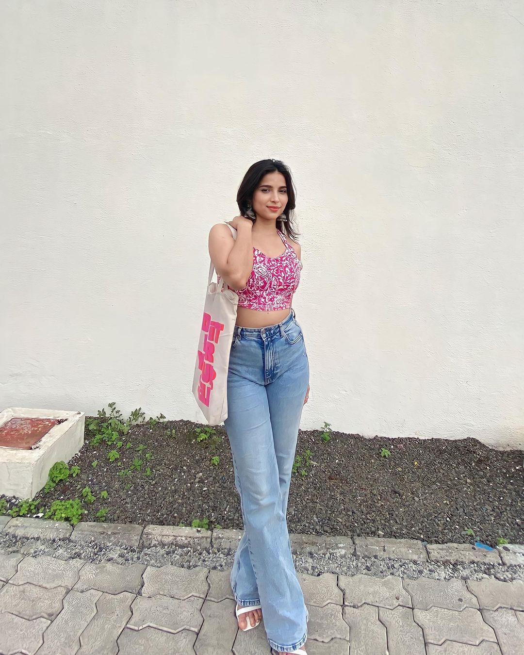 Pink halter – Pink Indie Halter Top