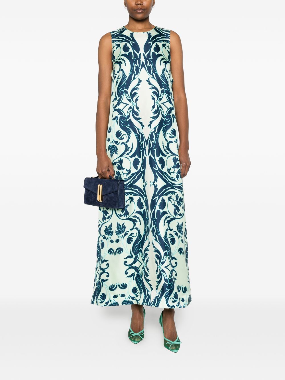 F.R.S . Printed silk dress – Silk 100% - view 4