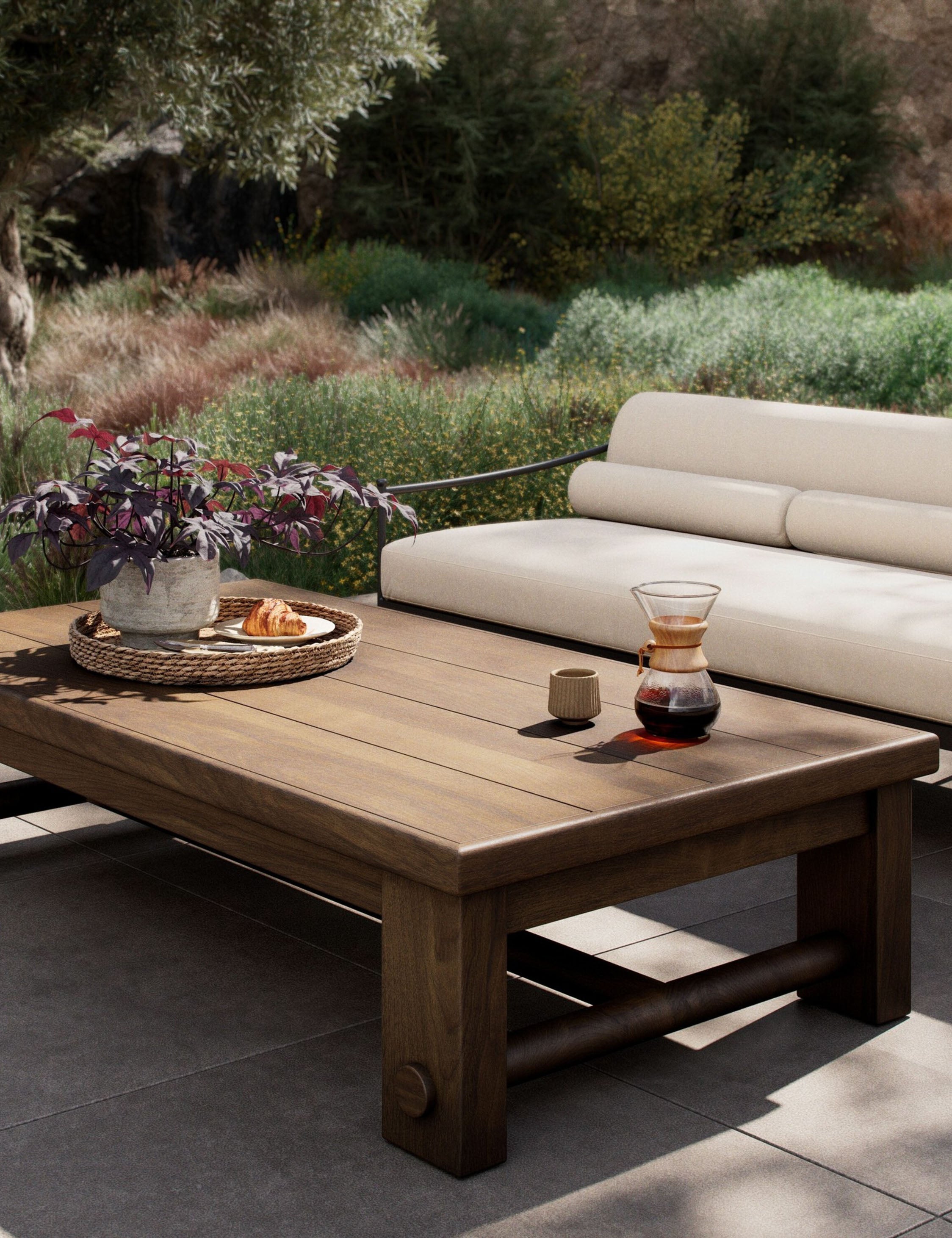 Lulu and Georgia Lumi Indoor / Outdoor Coffee Table by Amber Lewis x Four Hands - view 2