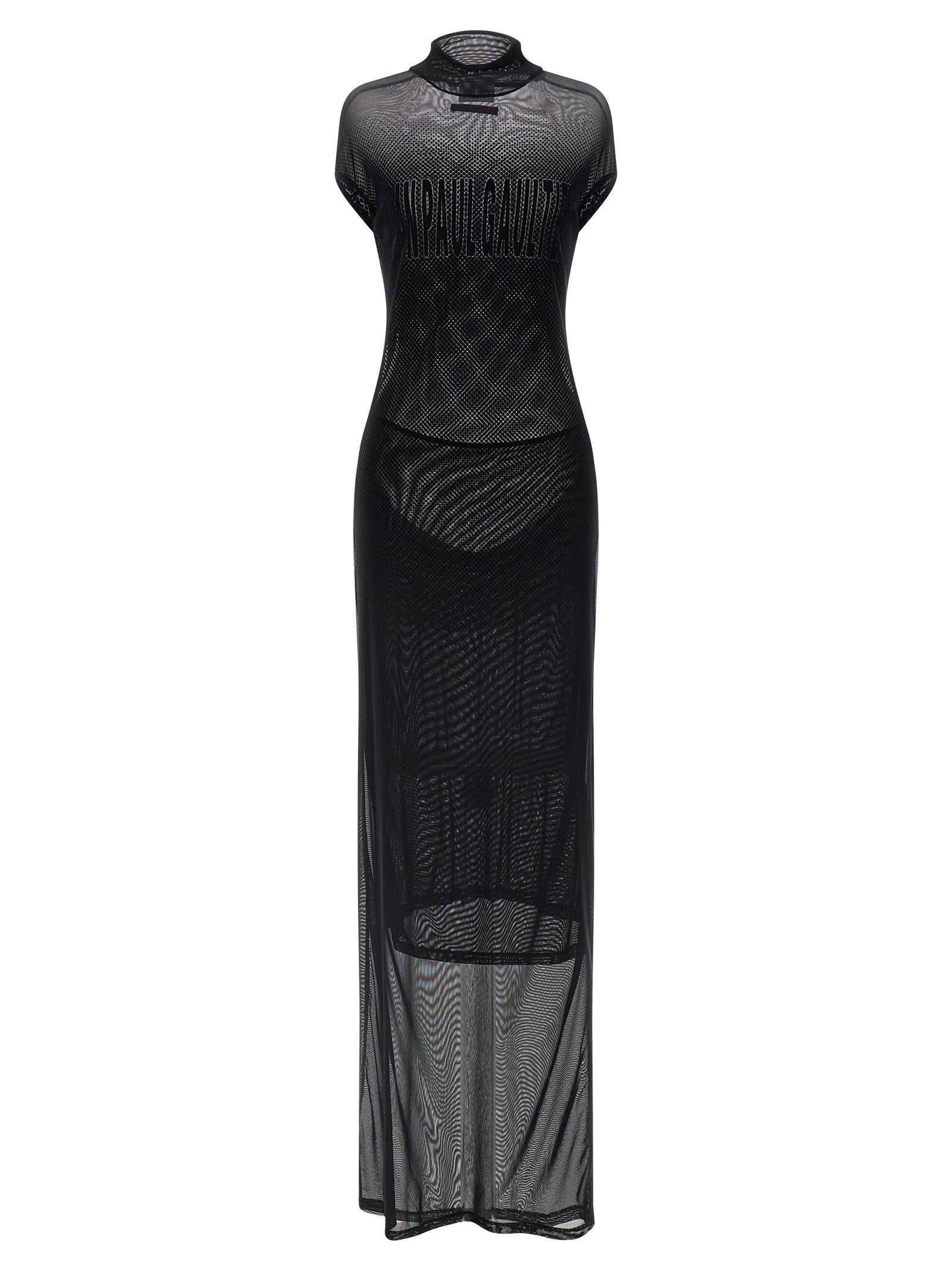 Jean Paul Gaultier Flocked Dress
