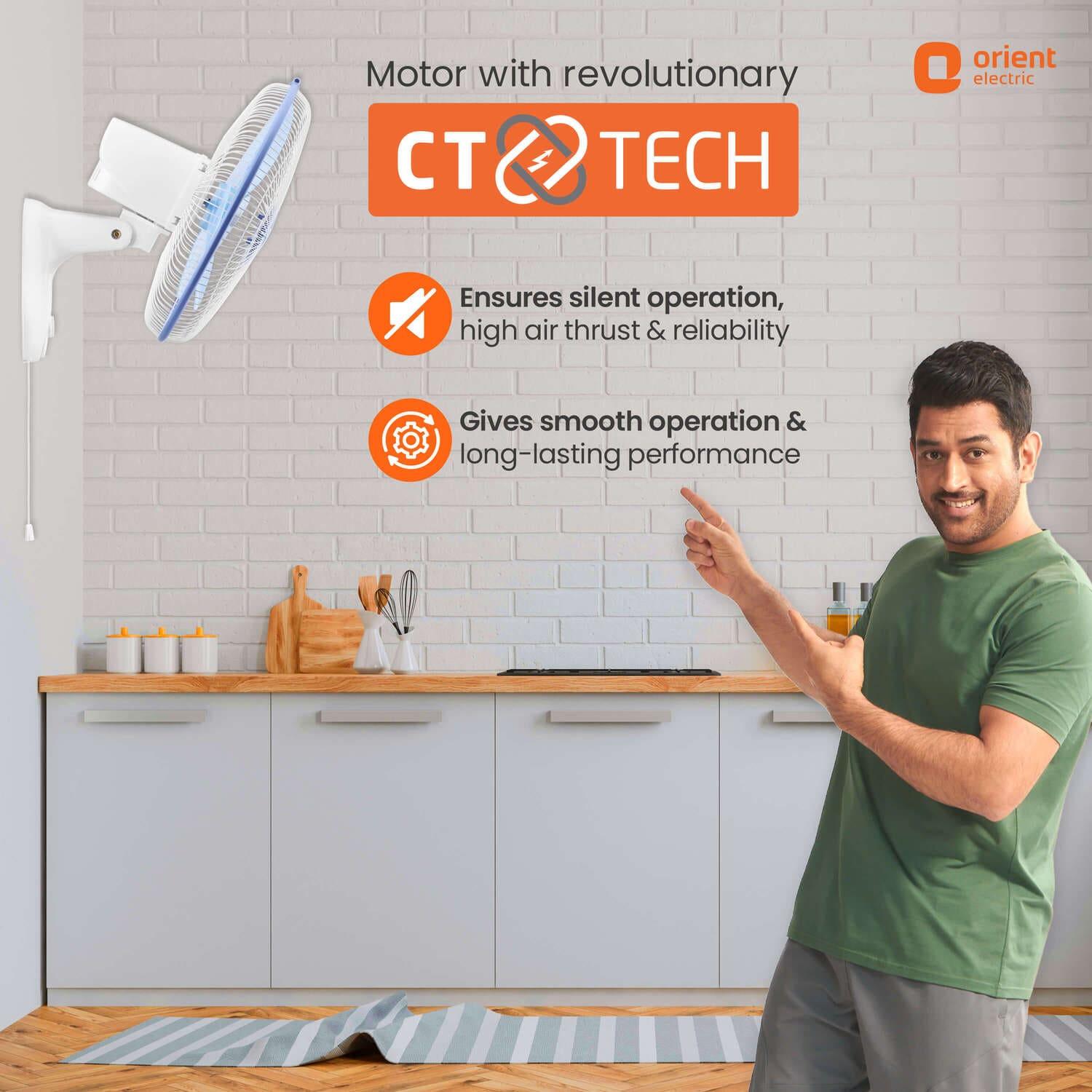 Orient Electric Wall 44 with CTX Technology Wall Fan - view 2