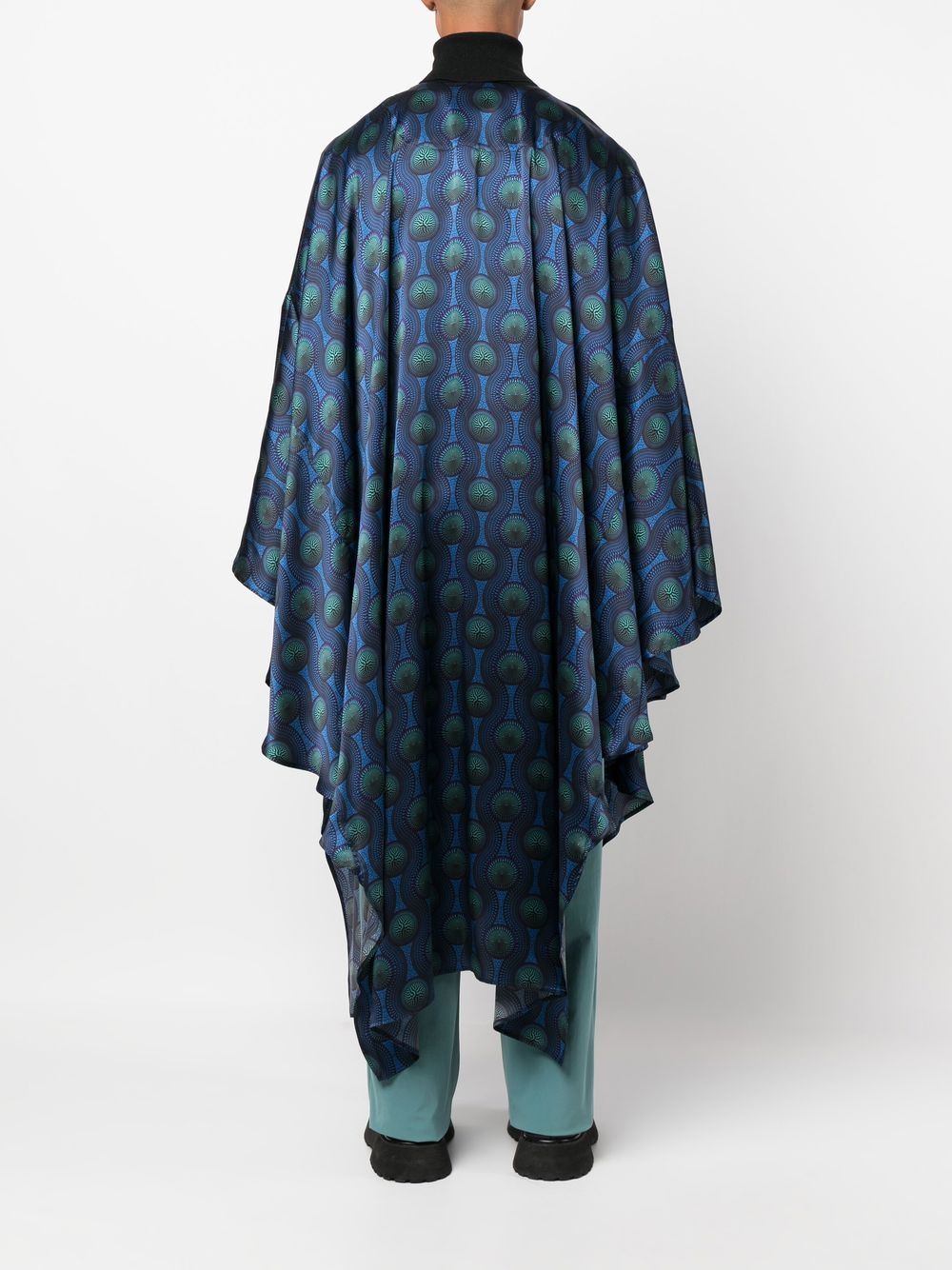 Ozwald Boateng Printed silk kaftan – Silk 95%, Elastane 5% - view 6