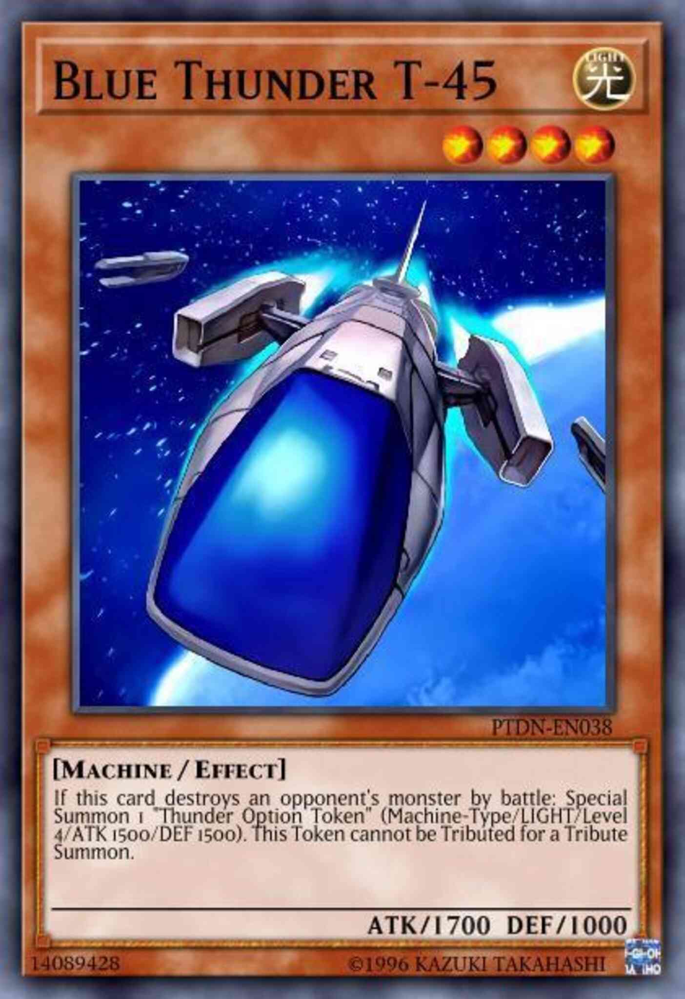 Yu-Gi-Oh! Blue Thunder T-45 - PTDN-EN038 - Common - 1st Edition