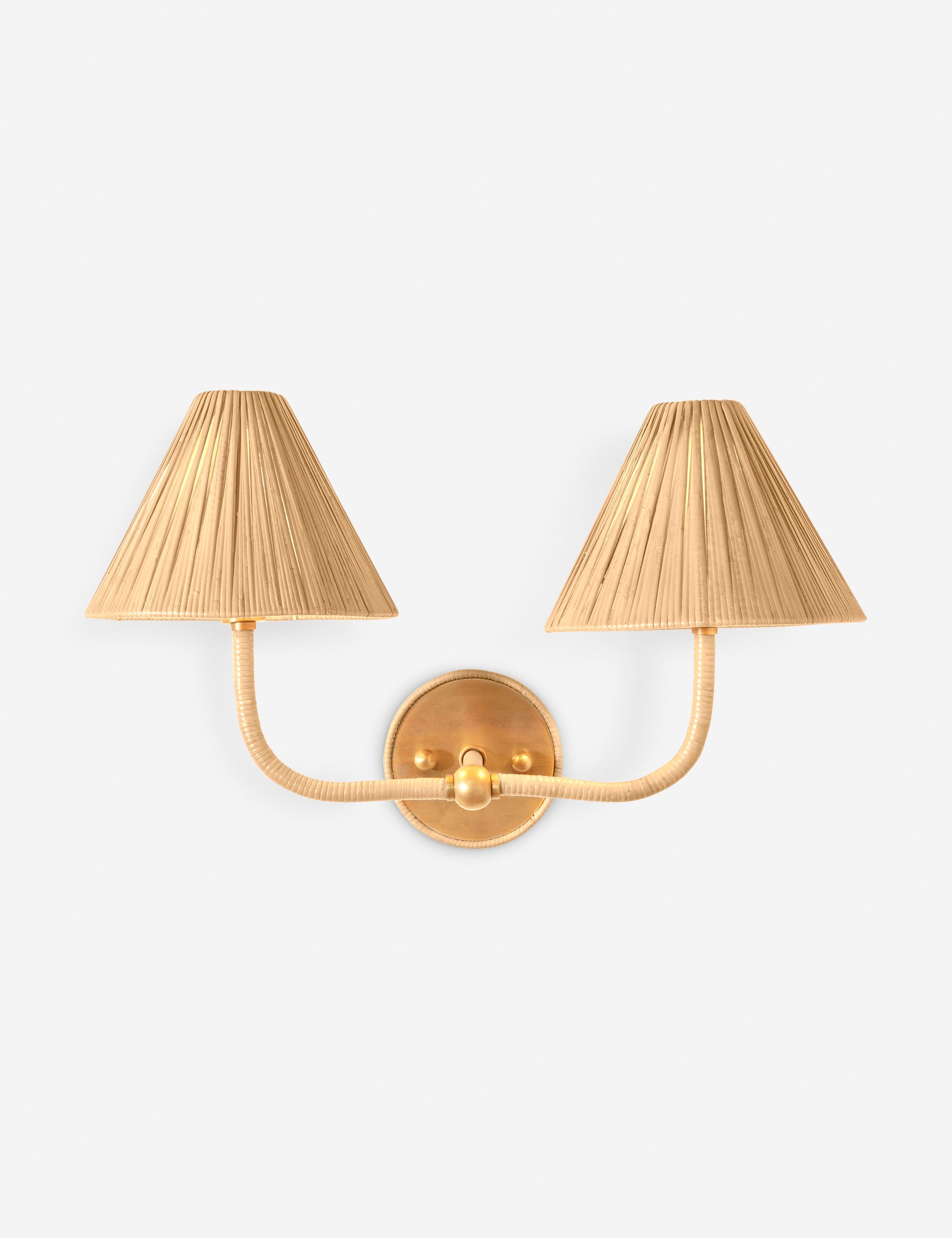 Lulu and Georgia Besson Double Sconce – Natural - view 2