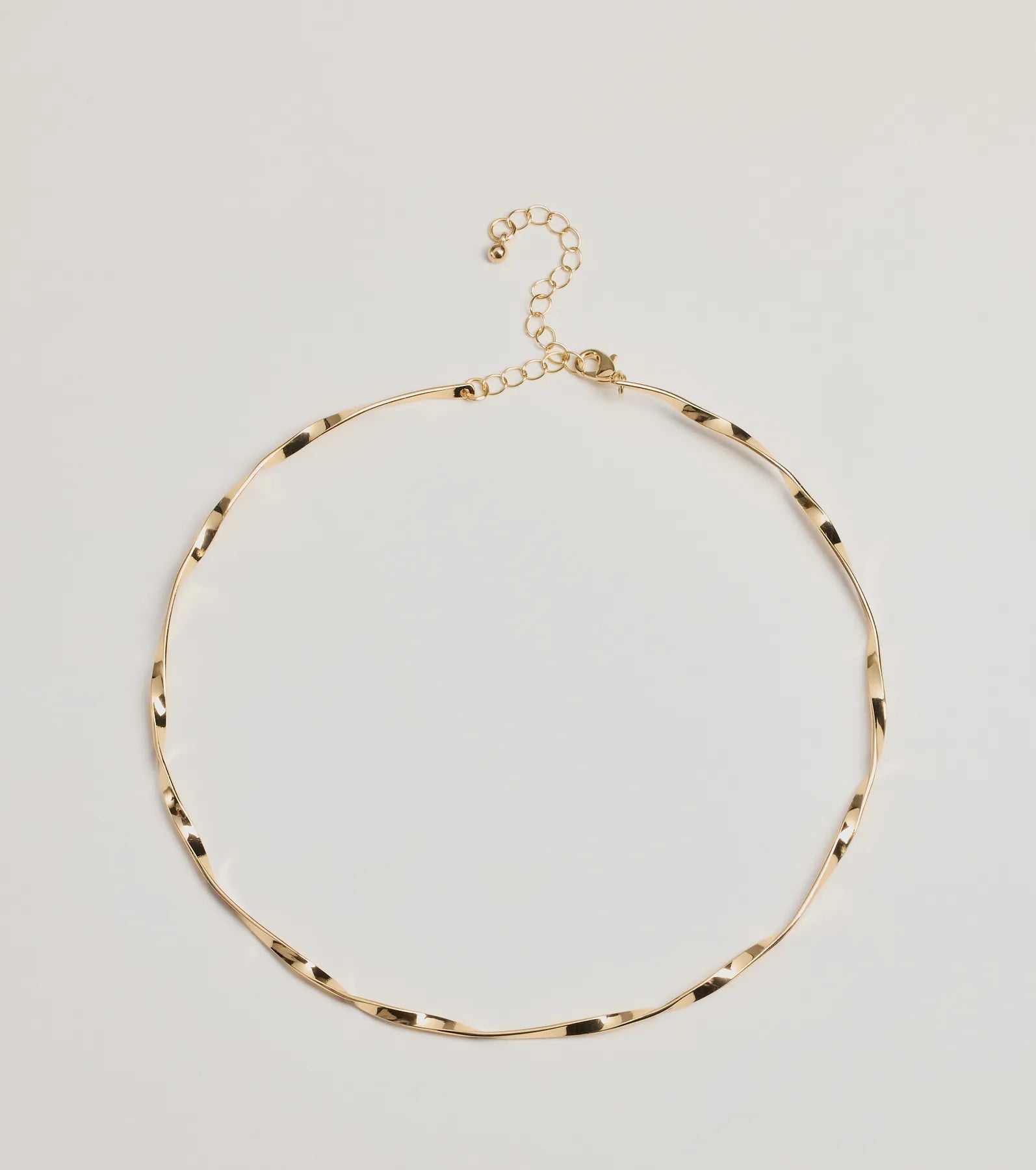 Windsor Effortless Twist Metal Collar Necklace