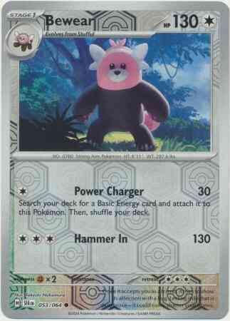 Common sv065-053 reverse – Pokémon Bewear - 053/064 - Common [sv065-053] [Reverse Holo]