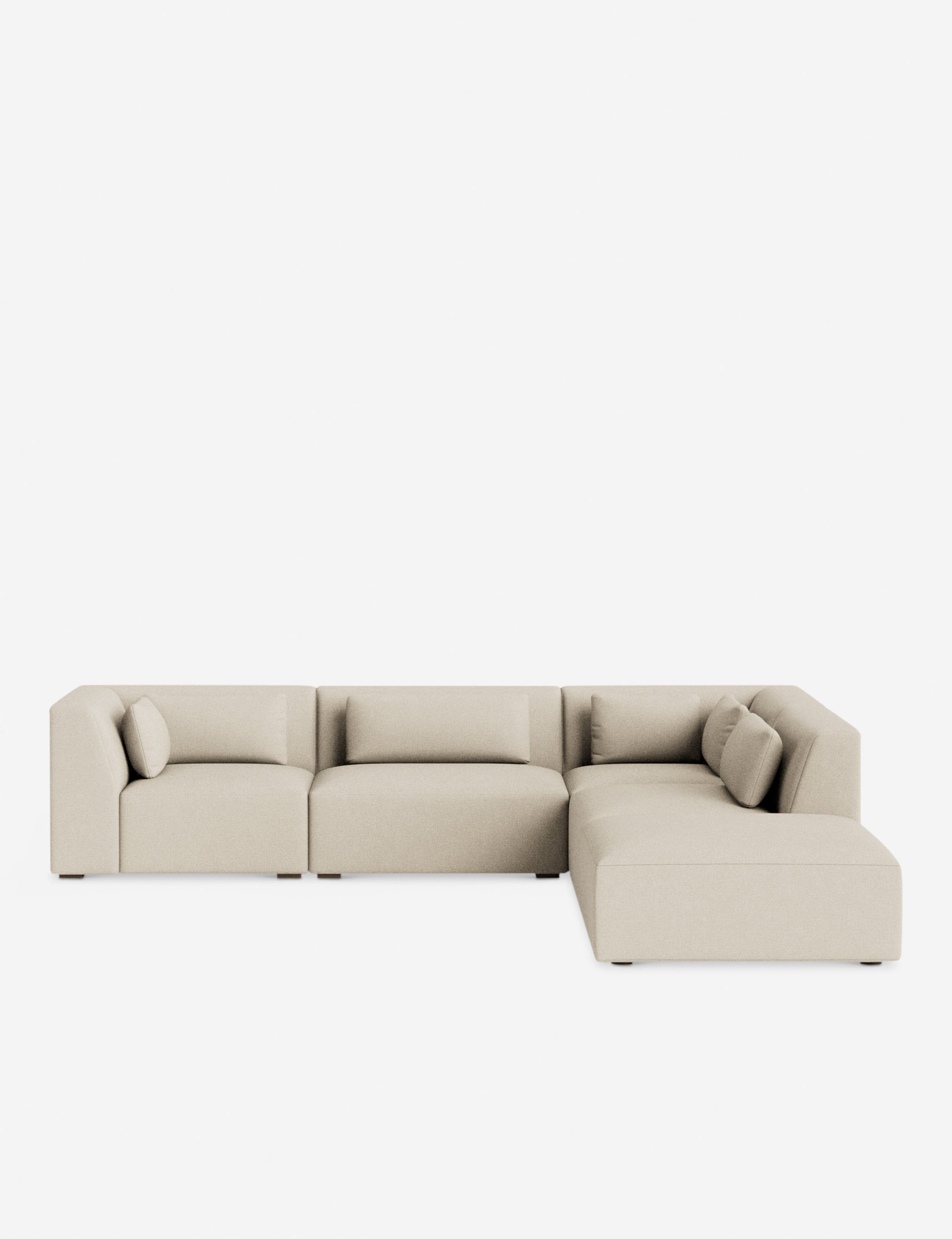 Lulu and Georgia Koh Modular Sectional Sofa With Ottoman - view 30