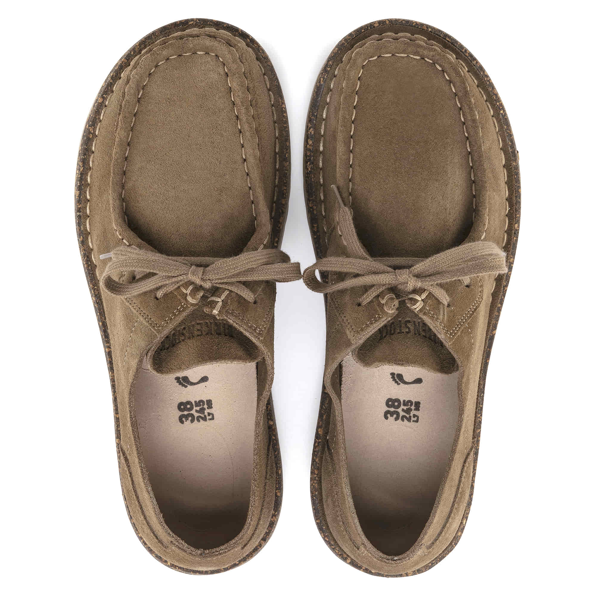 Birkenstock Pasadena III Suede Leather – Brown Brown/Gray Taupe - view 2
