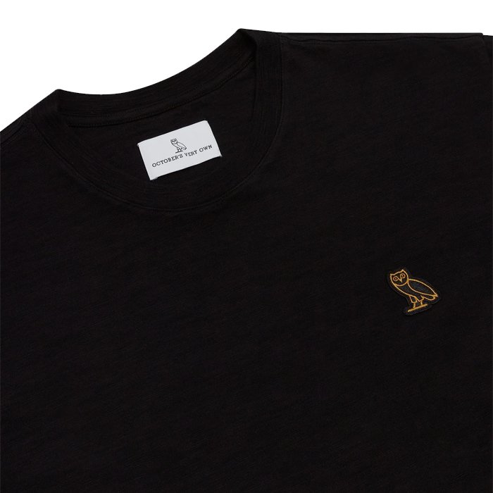 HYPE ELIXIR Ovo Classic Slub T-shirt Black - view 2