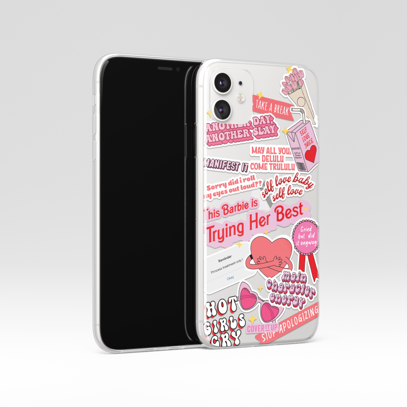 Design Phone Cases Self-love Clear Silicone Case - view 2