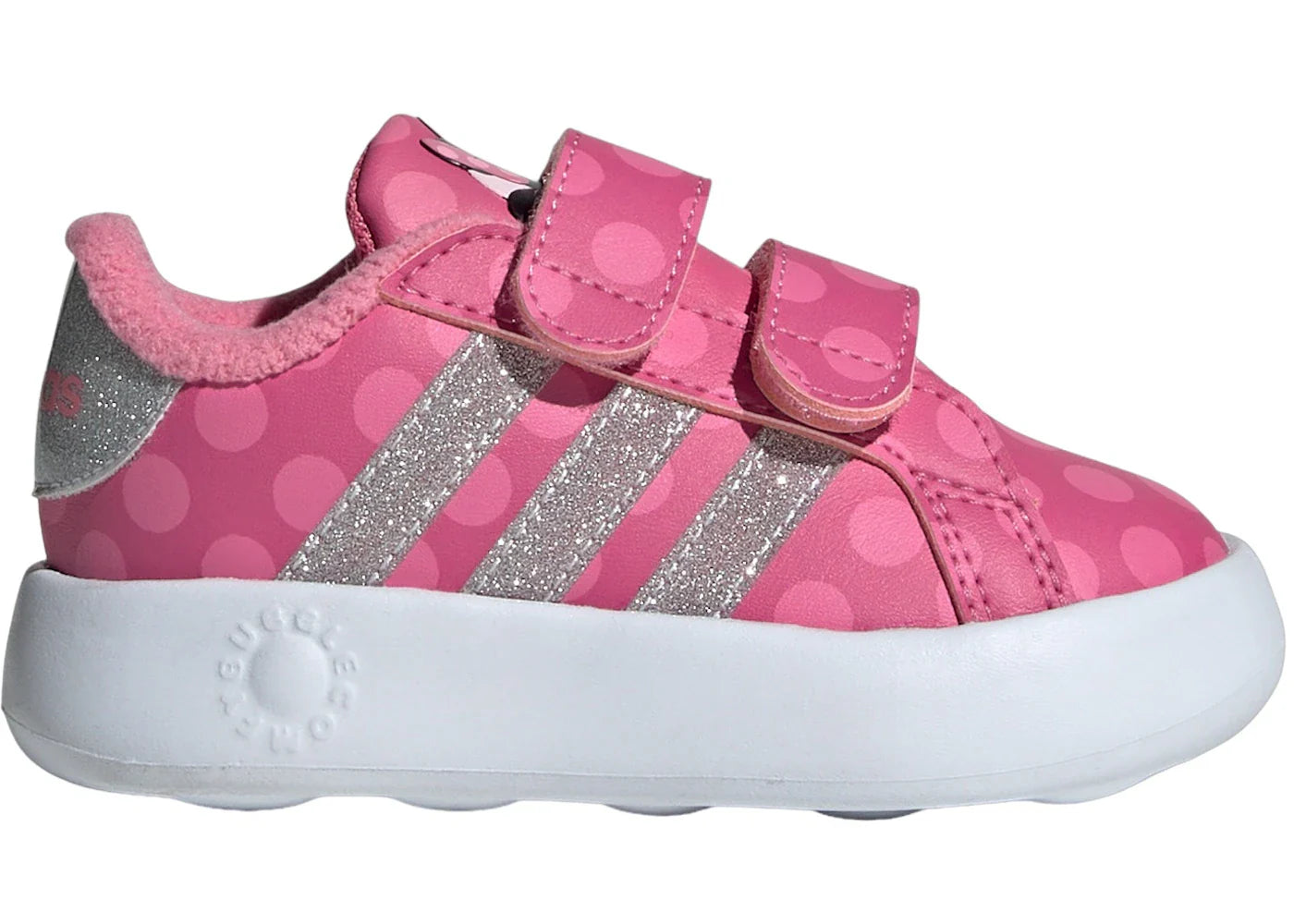 adidas Grand Court 2.0 Disney Minnie Pink Fusion Cloud White Bliss Pink (TD)