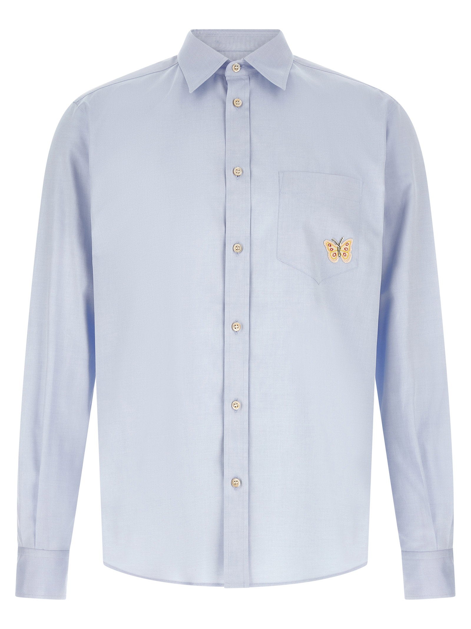Valentino Garavani Oxford Butterfly Shirt – 100% cotton