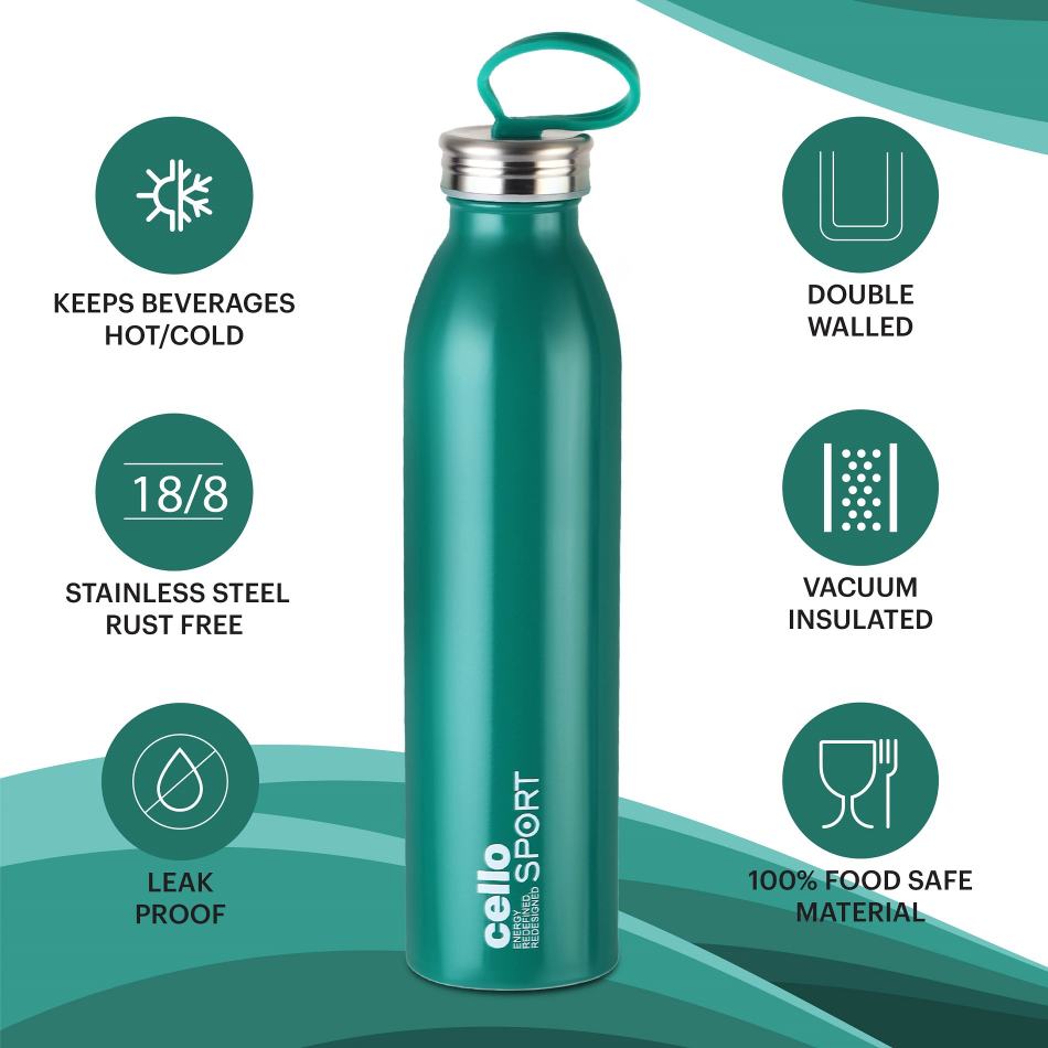 Cello Nios Flask, Vacusteel Water Bottle, 900ml - view 8