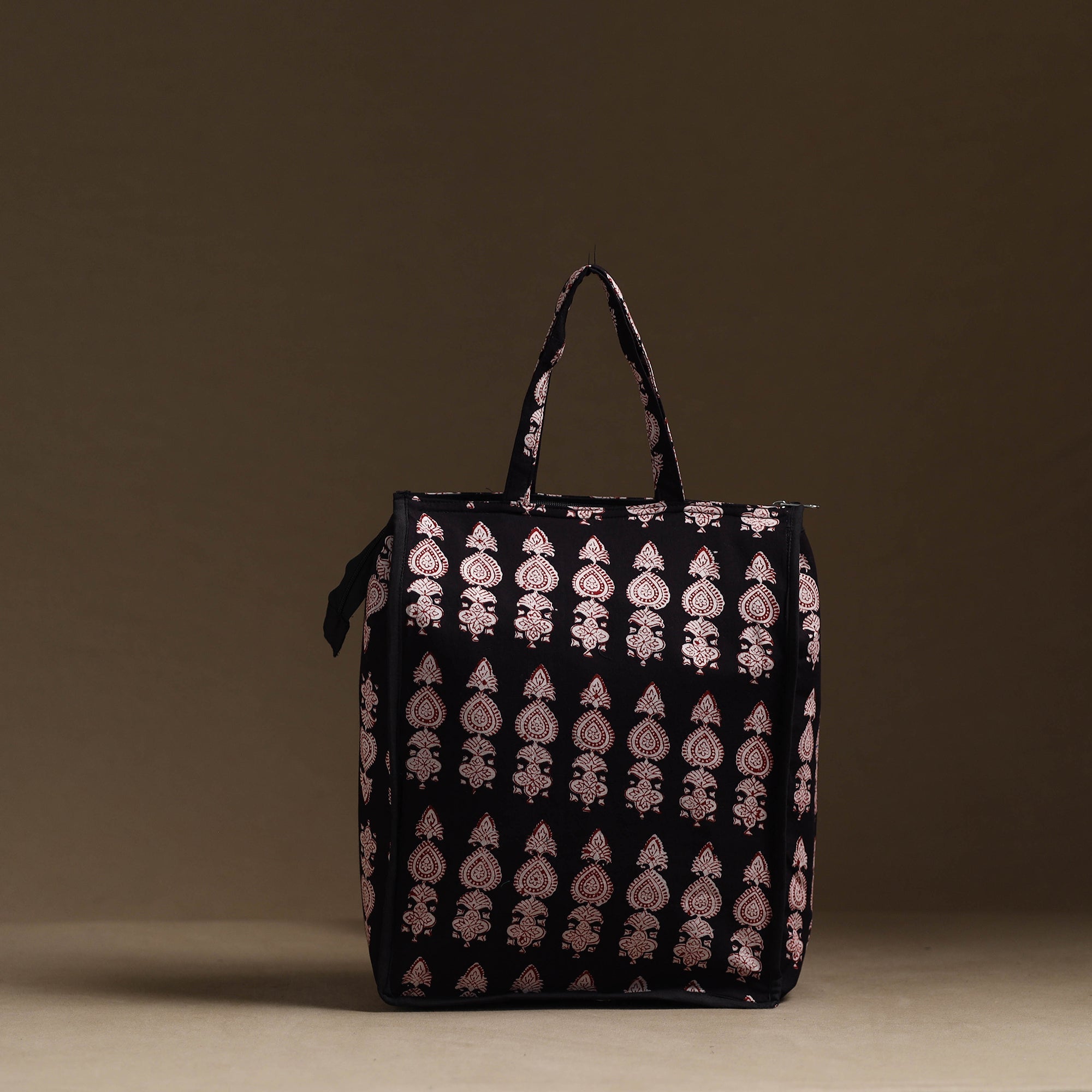 NOORI BAZAR Black - Handmade Cotton Shopping Hand bag 25 - view 3