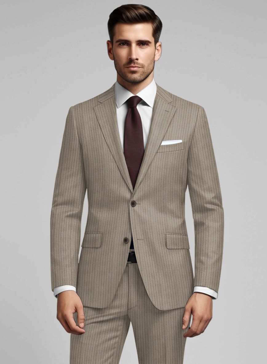 StudioSuits Reda Tibaro Brown Stripe Wool Suit - view 4